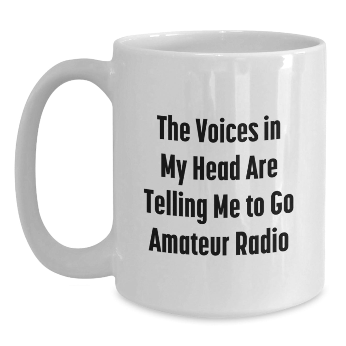 Funny Amateur Radio Gifts from Family - The Voices In My Head Are Telling Me To Go Amateur Radio - Graduation Unique Gifts for Men - Main