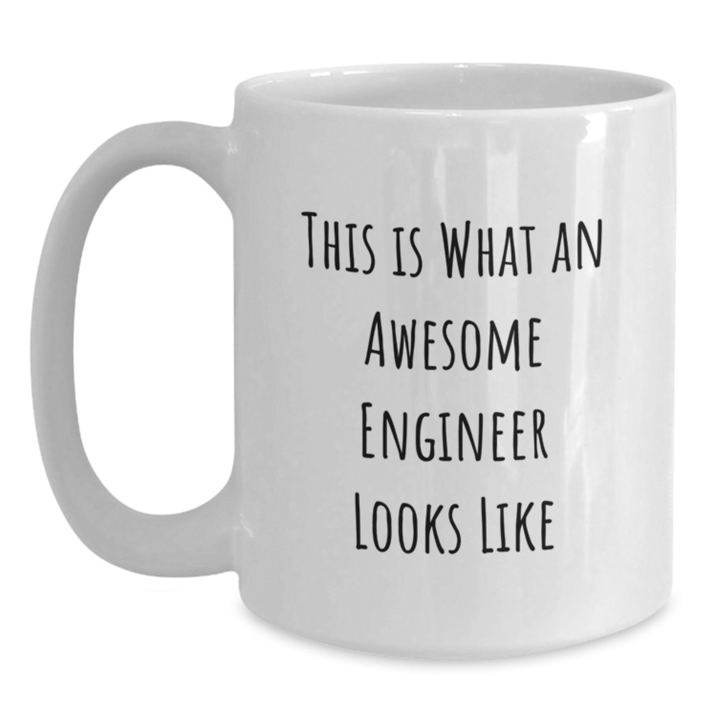 Funny Engineer Gifts for Him or Her, This Is What An Awesome Engineer Looks Like, White Coffee Mug for Birthday, Gifts from Friends to Coworkers - Main