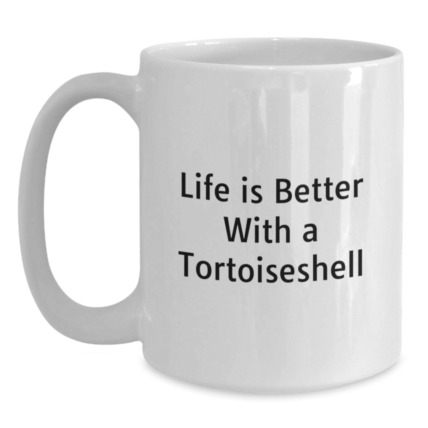 Funny Tortoiseshell Cat Gifts from Friends to Family - White Coffee Mug for Graduation - Main
