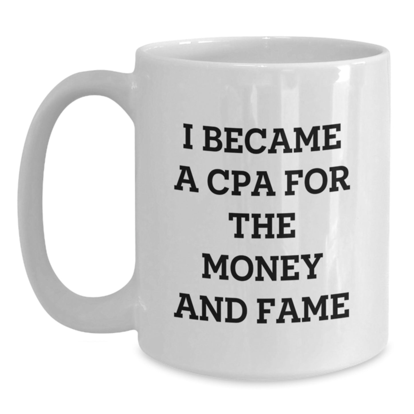 Funny CPA Gifts from Family Friends Coworkers to Men Women - White Coffee Mug for Graduation - Main