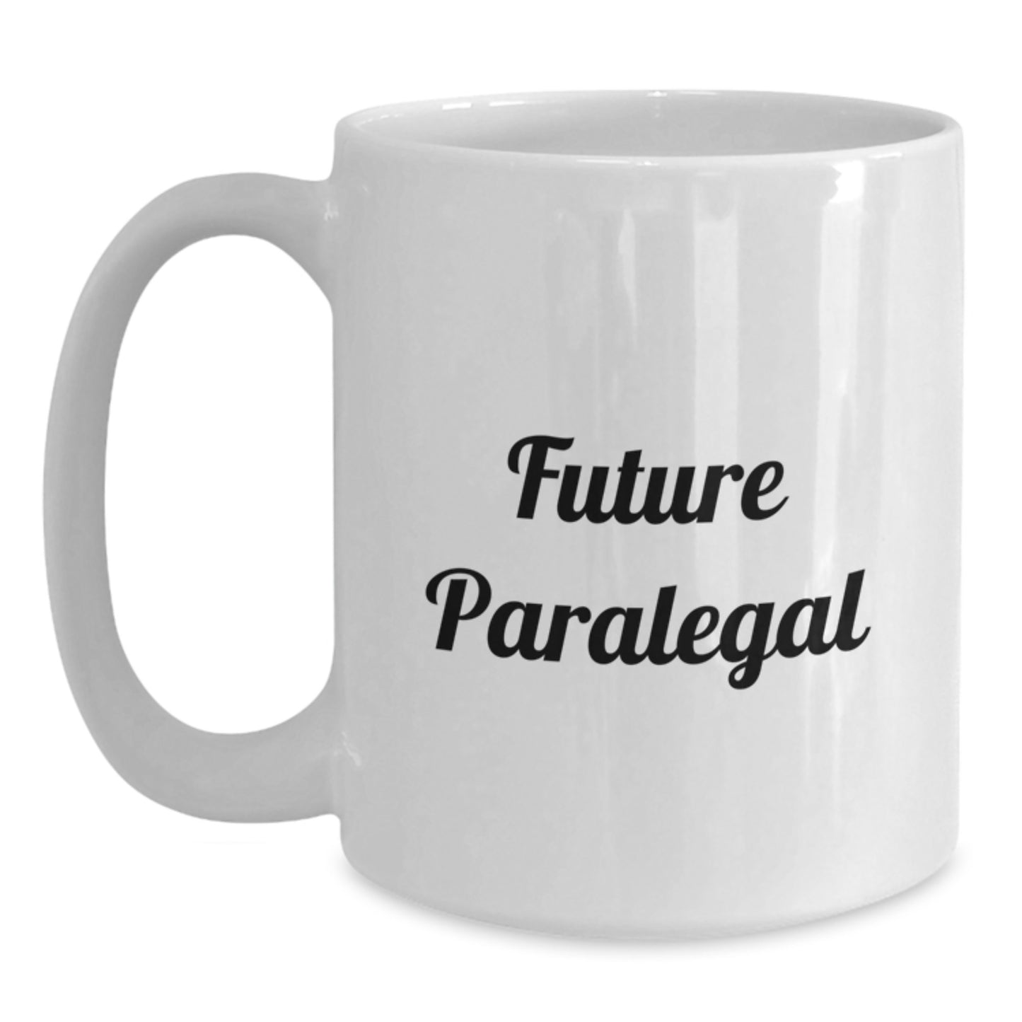 Funny Future Paralegal Birthday Unique Gifts from Friends White Coffee Mug, 'You're going to be a rockstar!' - Main