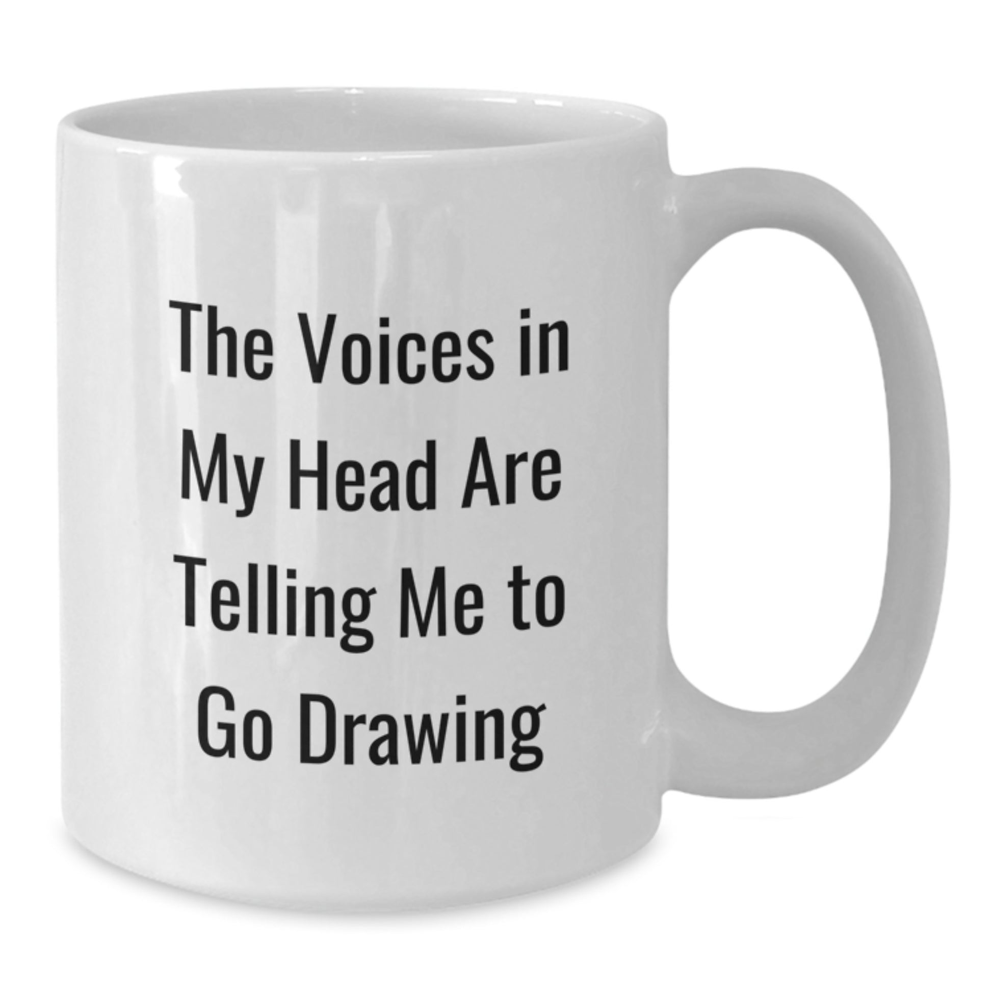 Funny Drawing Gifts for Her from Friends, Cute White Coffee Mug for Graduation - Additional