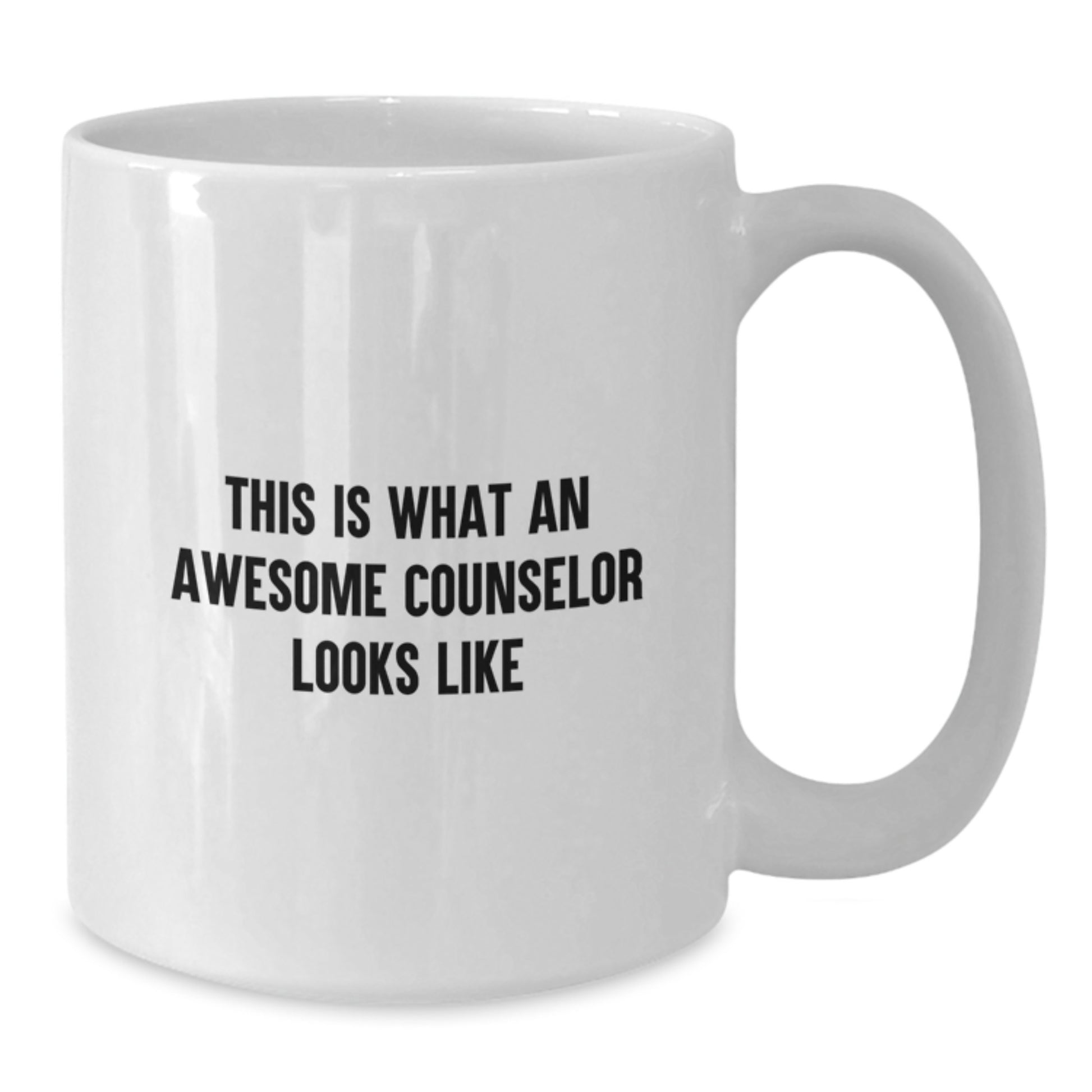 Funny Counselor Gifts This Is What An Awesome Counselor Looks Like White Coffee Mug for Birthday from Friends - Additional