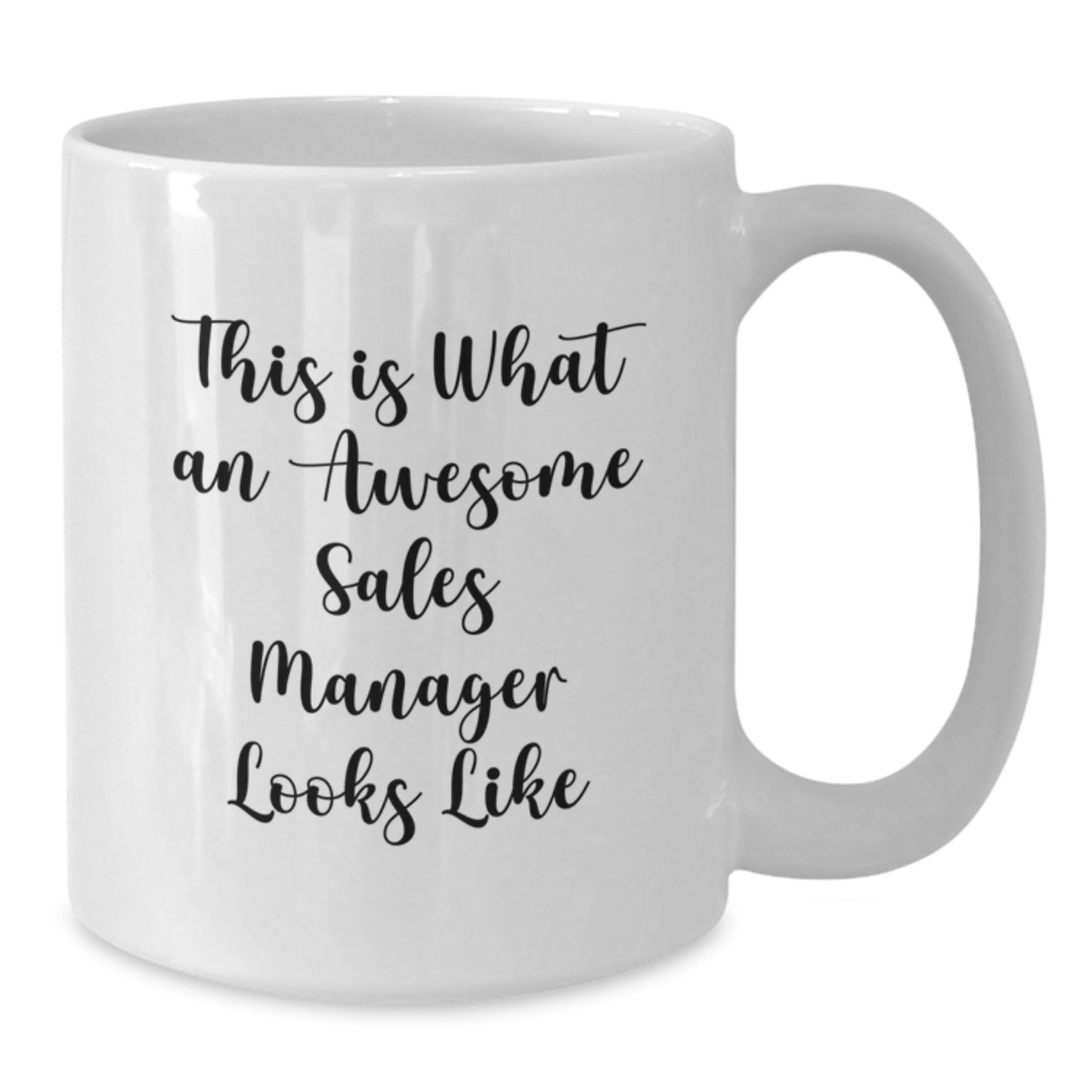 Funny Sales Manager Gifts, White Coffee Mugs - 'This Is What An Awesome Sales Manager Looks Like' for Birthday, Gifts from Friends, Coworkers, and Family - Additional
