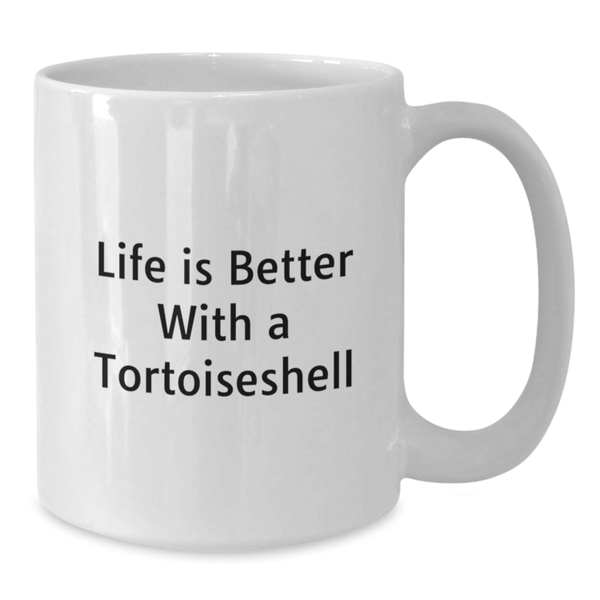 Funny Tortoiseshell Cat Gifts from Friends to Family - White Coffee Mug for Graduation - Additional