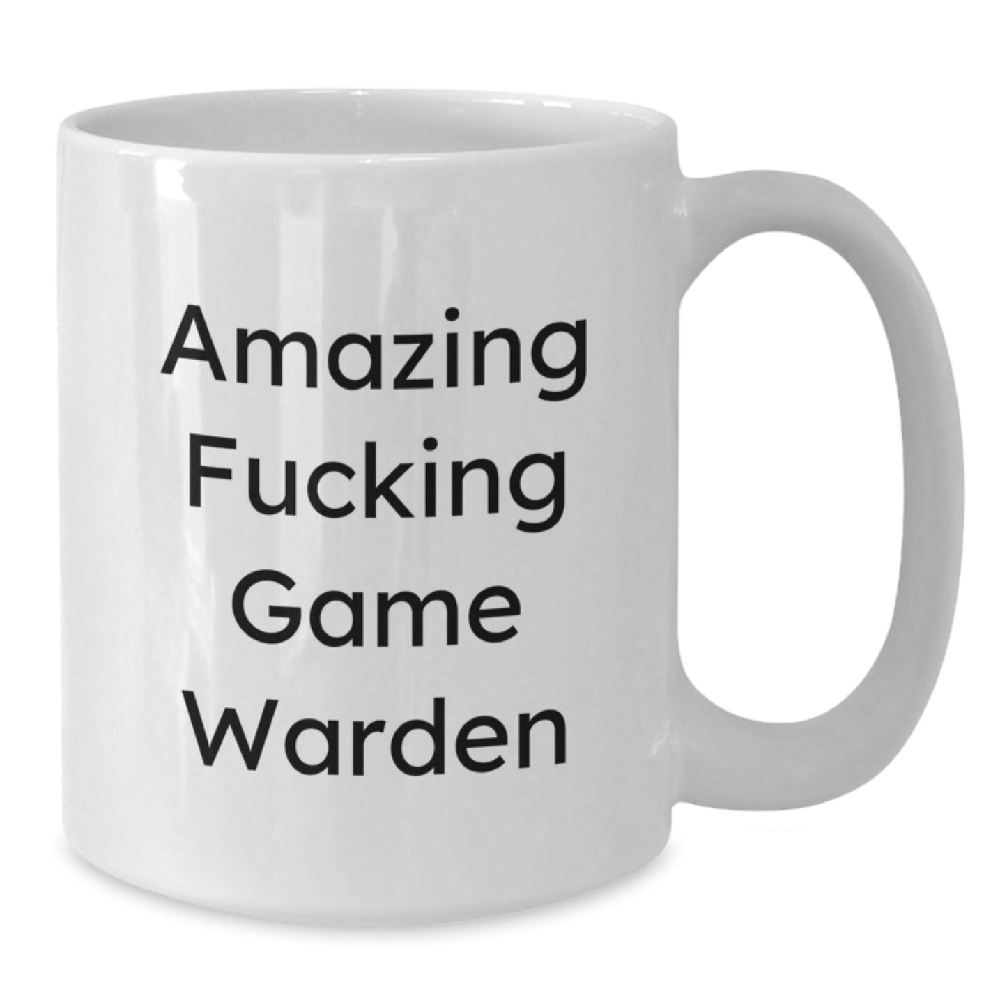 Funny Game Warden Gifts from Friends, Unique White Coffee Mug for Amazing Game Wardens, Graduation Cheers - Additional