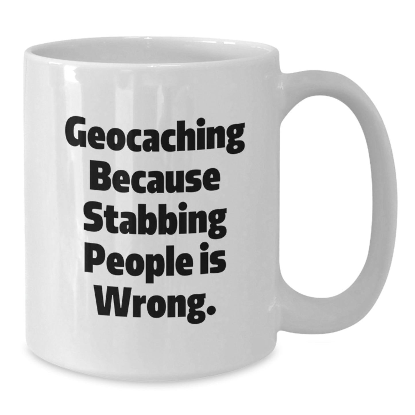 Geocaching Enthusiast Gifts, Funny Quote White Coffee Mug, Perfect for Graduation, Gifts from Men, for Geocaching Friends, Unique White Coffee Mug - Additional