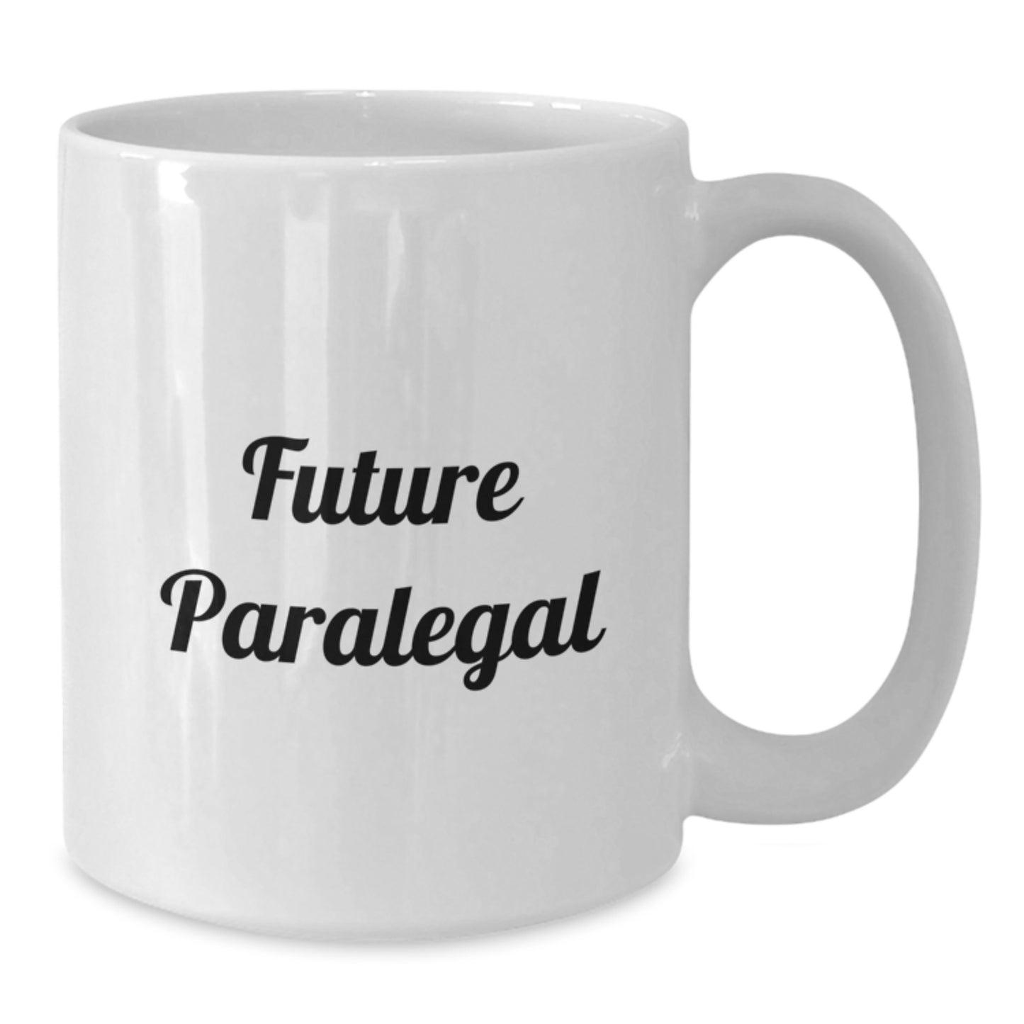 Funny Future Paralegal Birthday Unique Gifts from Friends White Coffee Mug, 'You're going to be a rockstar!' - Additional