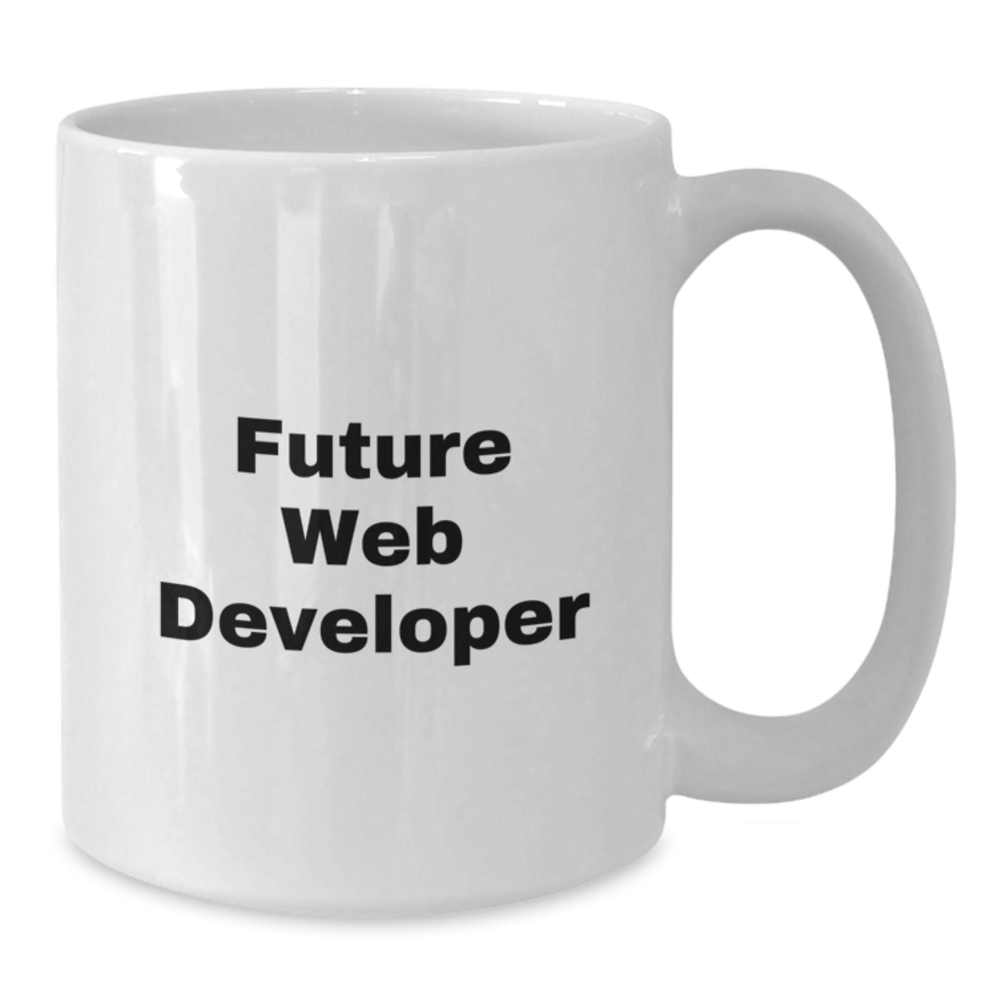 Funny Web Developer Birthday Unique Gifts from Friends for Future Web Developer, White Coffee Mug - Additional