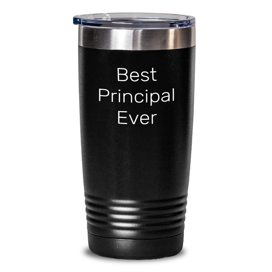 Funny Principal Gifts from Men to Best Principal Ever on Father's Day - 20oz/30oz Vacuum-Insulated Tumbler with Lid - Main