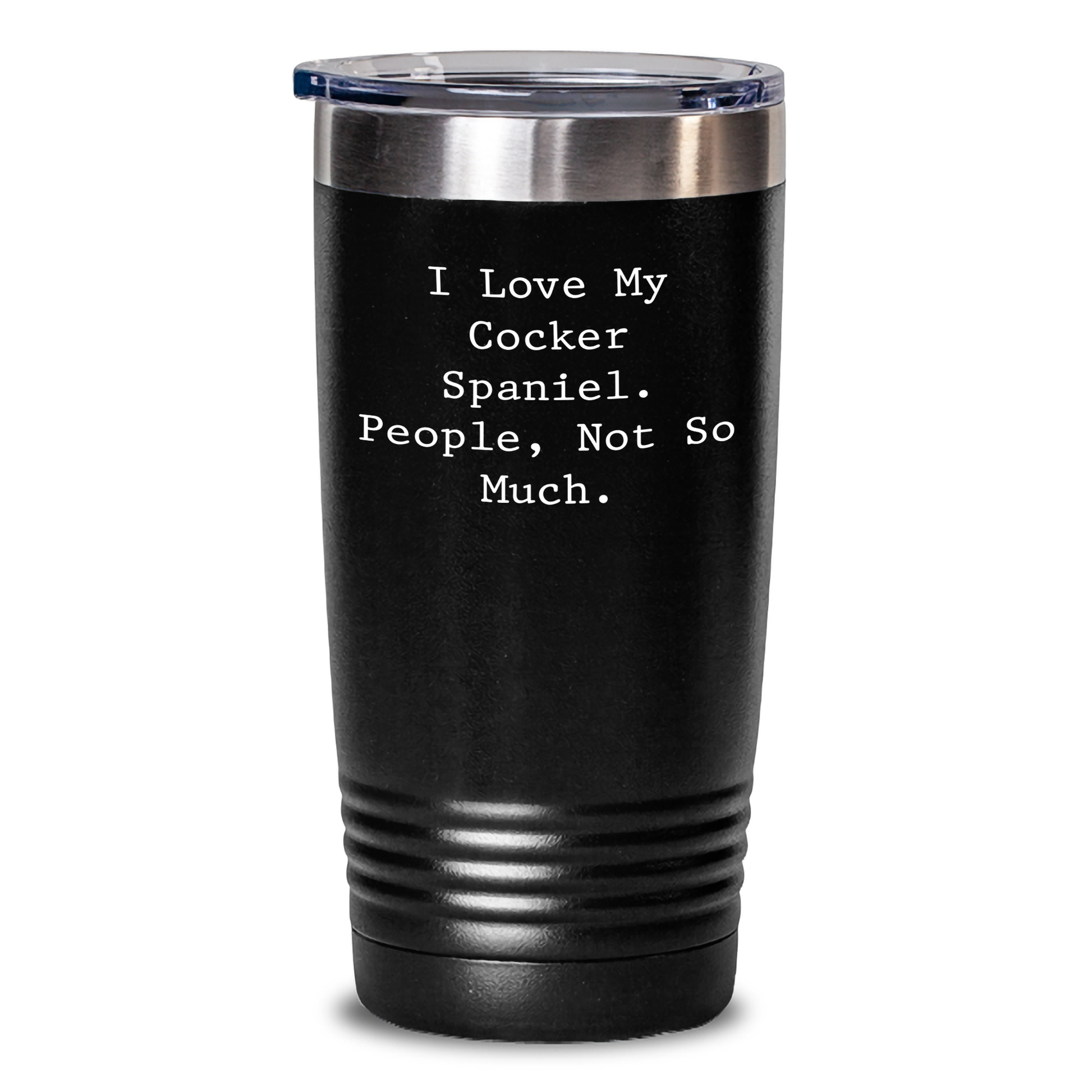Cocker Spaniel Dog Lovers Funny Quote Tumbler Gifts from Family for Dad on Father's Day - Main