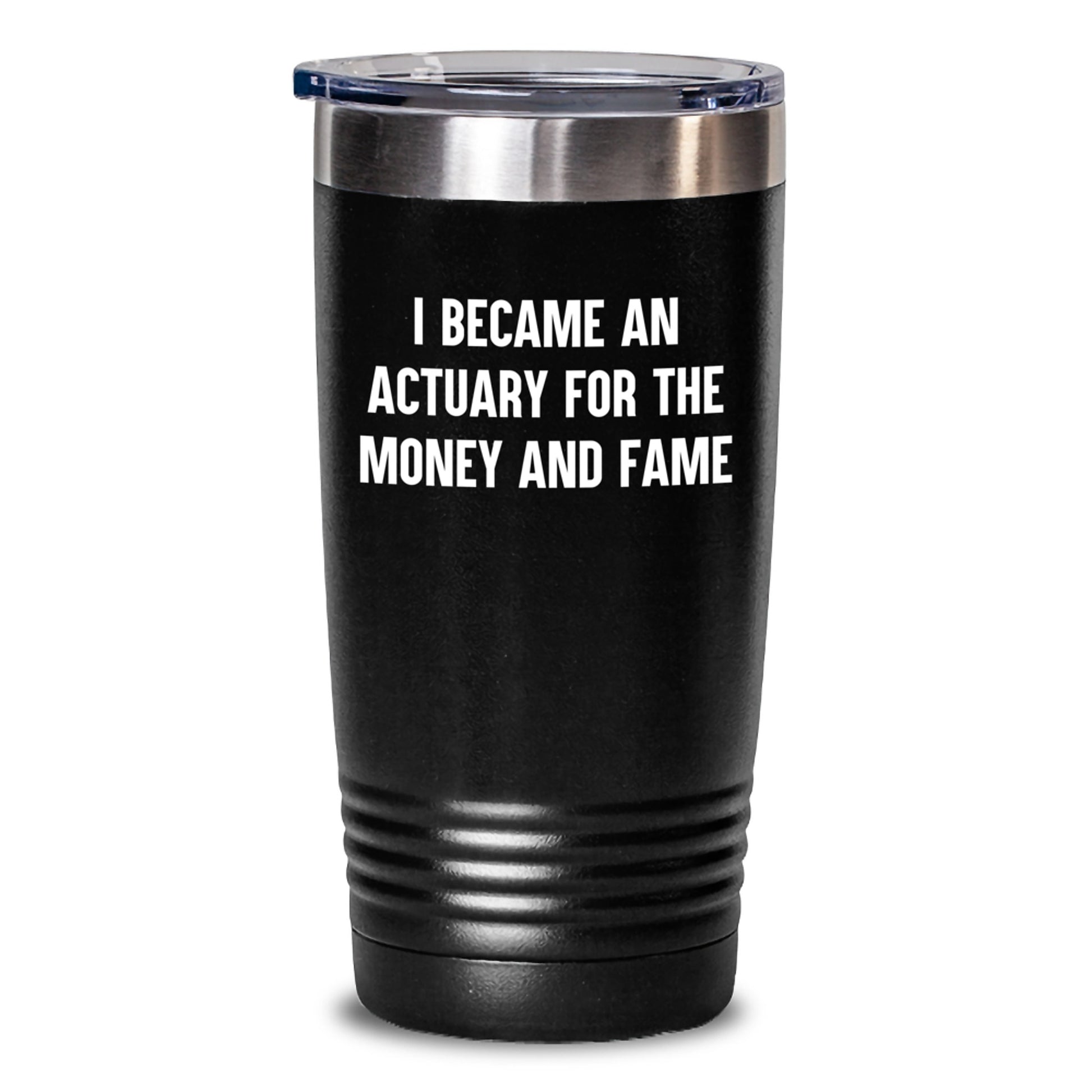 Funny Actuary Quotes Gifts from Men to Actuary Friends on Graduation - 20oz or 30oz Vacuum Insulated Tumbler - Main