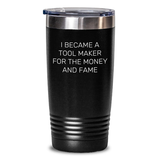 Tool Maker Gifts from Friends - Inspirational Quote Tumbler for Men, Graduation Unique Gifts for Tool Maker - Main