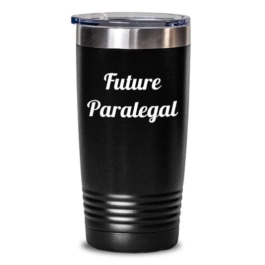 Paralegal Quotes Funny Gifts from Friends for Future Paralegal Tumbler Birthday Unique Gifts, Paralegal Tumbler Insulated Stainless Steel Gifts for Paralegal Men Women Coworkers Family - Main