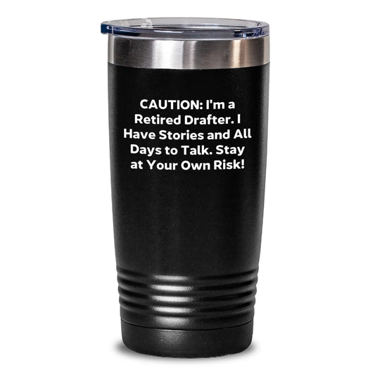 Drafter's Delight, Funny Quote Tumbler Gift from Friends, 20oz or 30oz Stainless Steel Tumbler for Birthday - Main