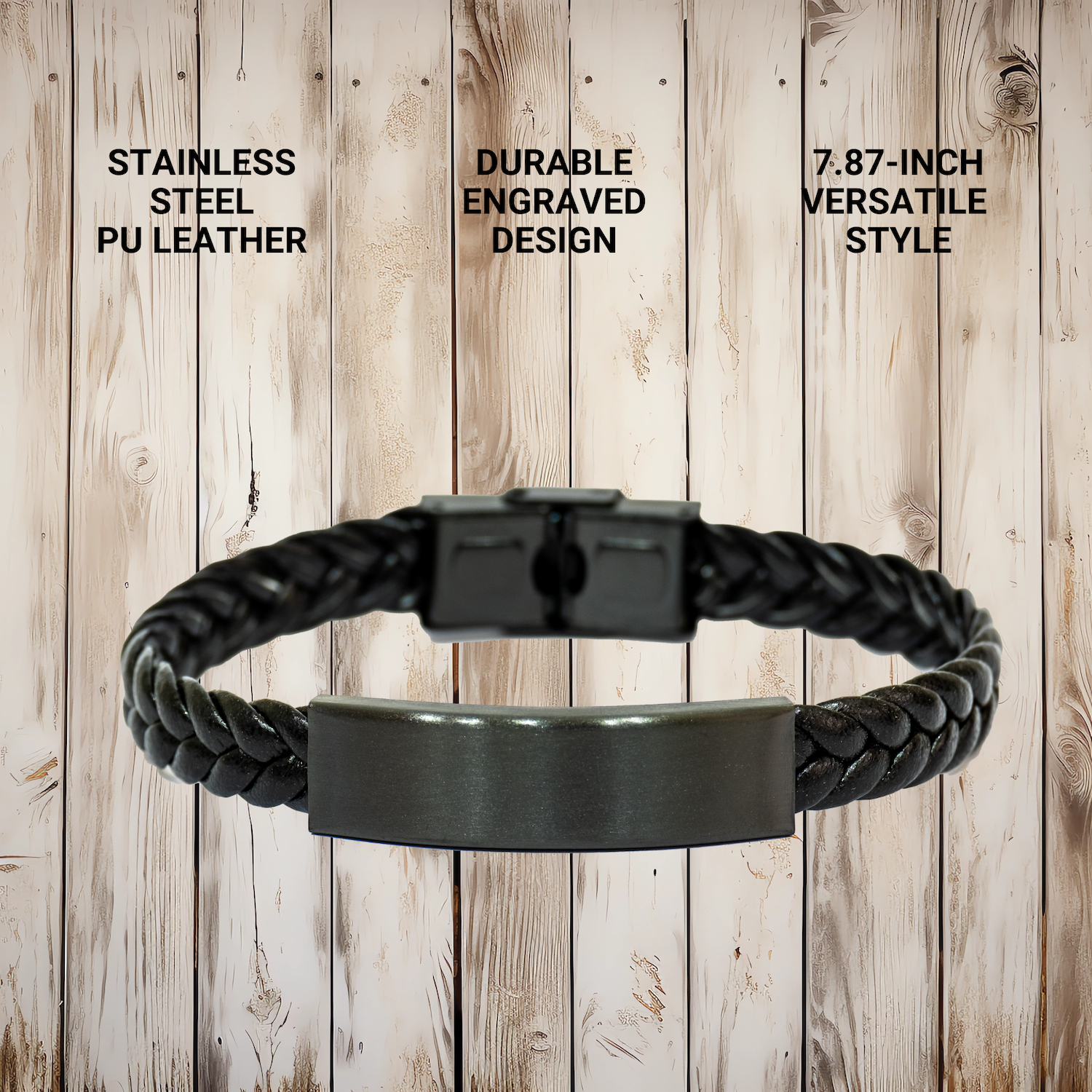 Funny Grandmother Gifts from Family - Interlaced Leather Bracelet for Men, Women, Grandmothers, Friends, Coworkers, Family - Certified Grandmother Quote - Image 4