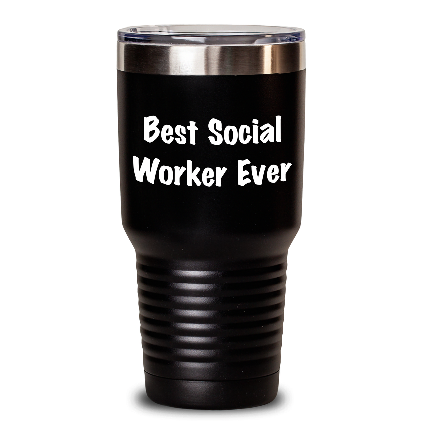 Funny Social Worker Gifts - Best Social Worker Ever Tumbler, 20oz or 30oz Capacity, Vacuum-Insulated Gifts from Men for Social Worker, Father's Day Unique Gifts - Main