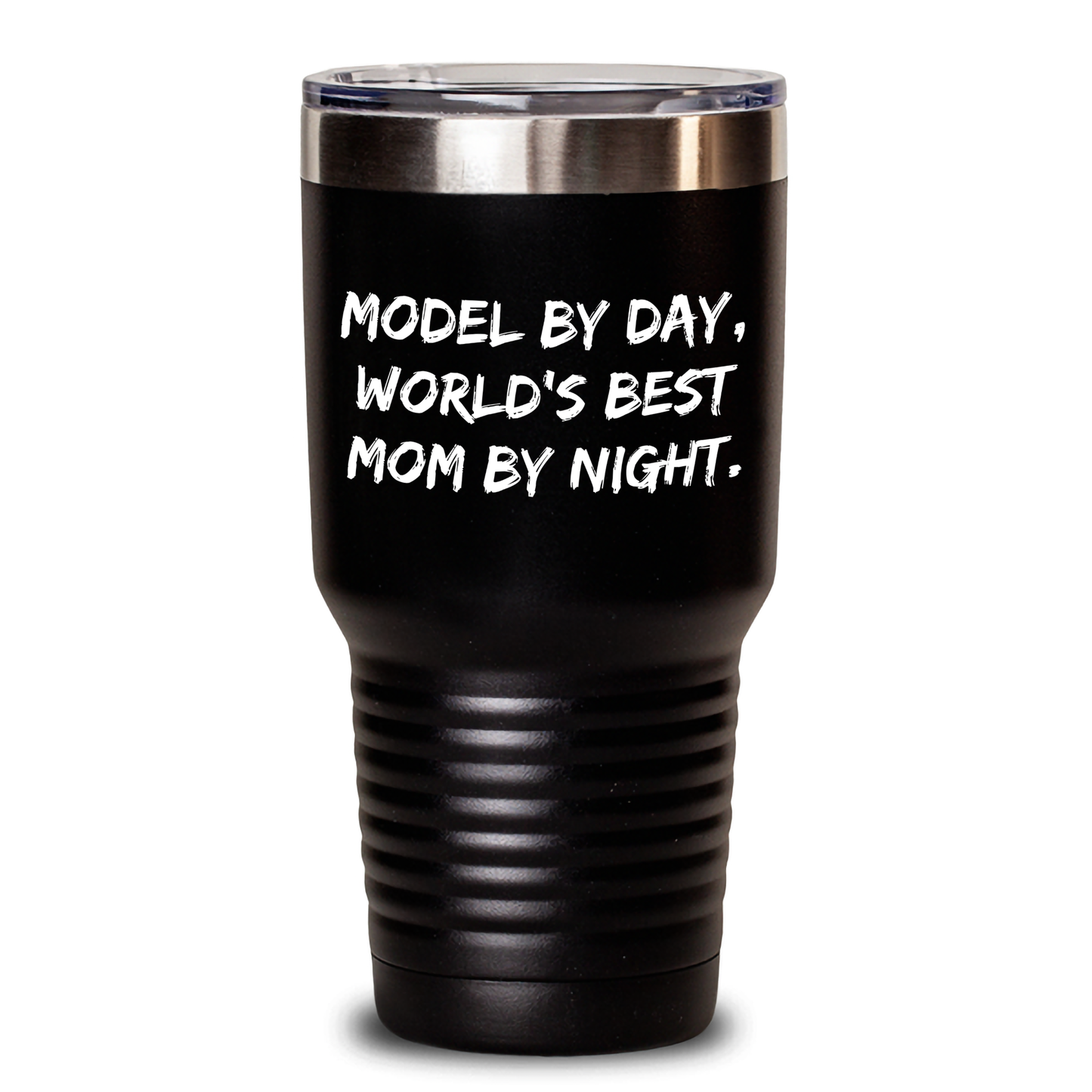 Model Graduation Tumbler, Funny Quote for World's Best Mom Gifts from Family, Friends, Coworkers - 20oz or 30oz Capacity - Main