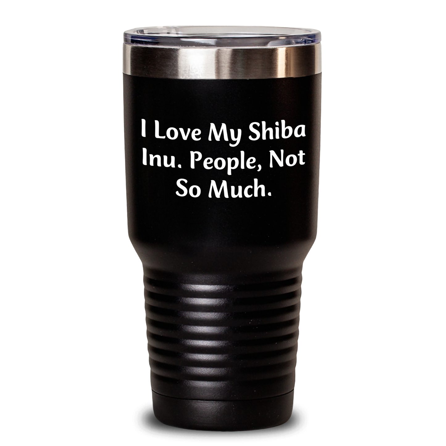 Shiba Inu Dog Gifts Funny Tumbler, I Love My Shiba Inu. People, Not So Much., Graduation Unique Gifts from Men to Friends - Main