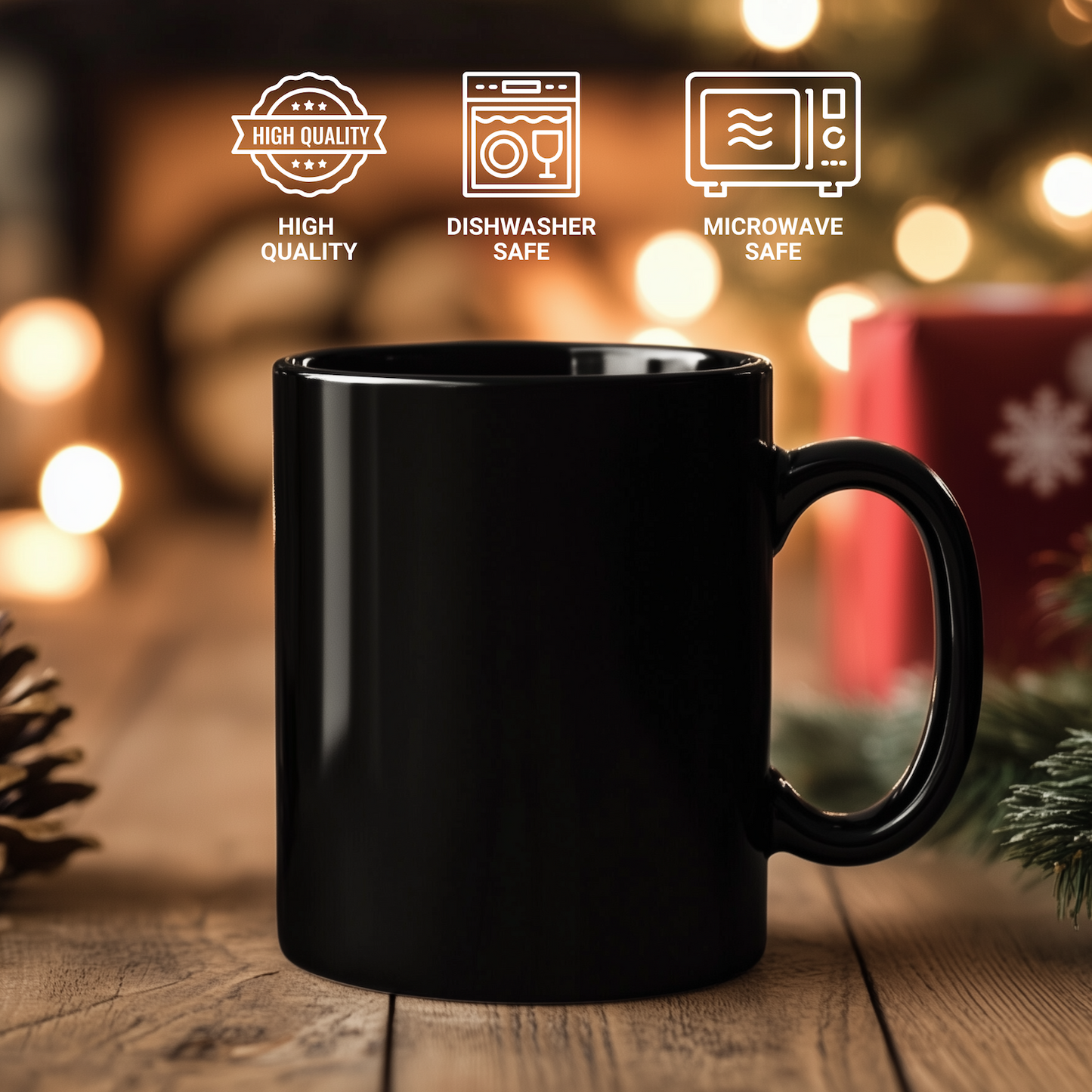 Aerospace Engineer Gifts, Funny Quote, Black Coffee Mug for Father's Day, Gifts from Family - 'Aerospace Engineer By Day, World's Best Dad By Night.' - Additional