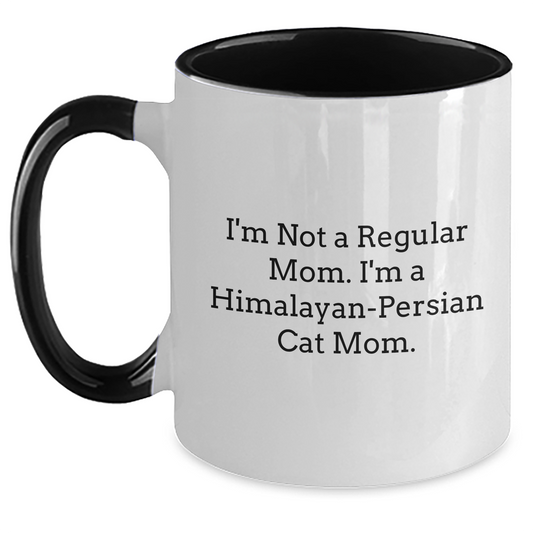 Himalayan-Persian Cat Mom Funny Gifts for Friends, Graduation Unique Gifts from Family, Two Tone Coffee Mug - Main