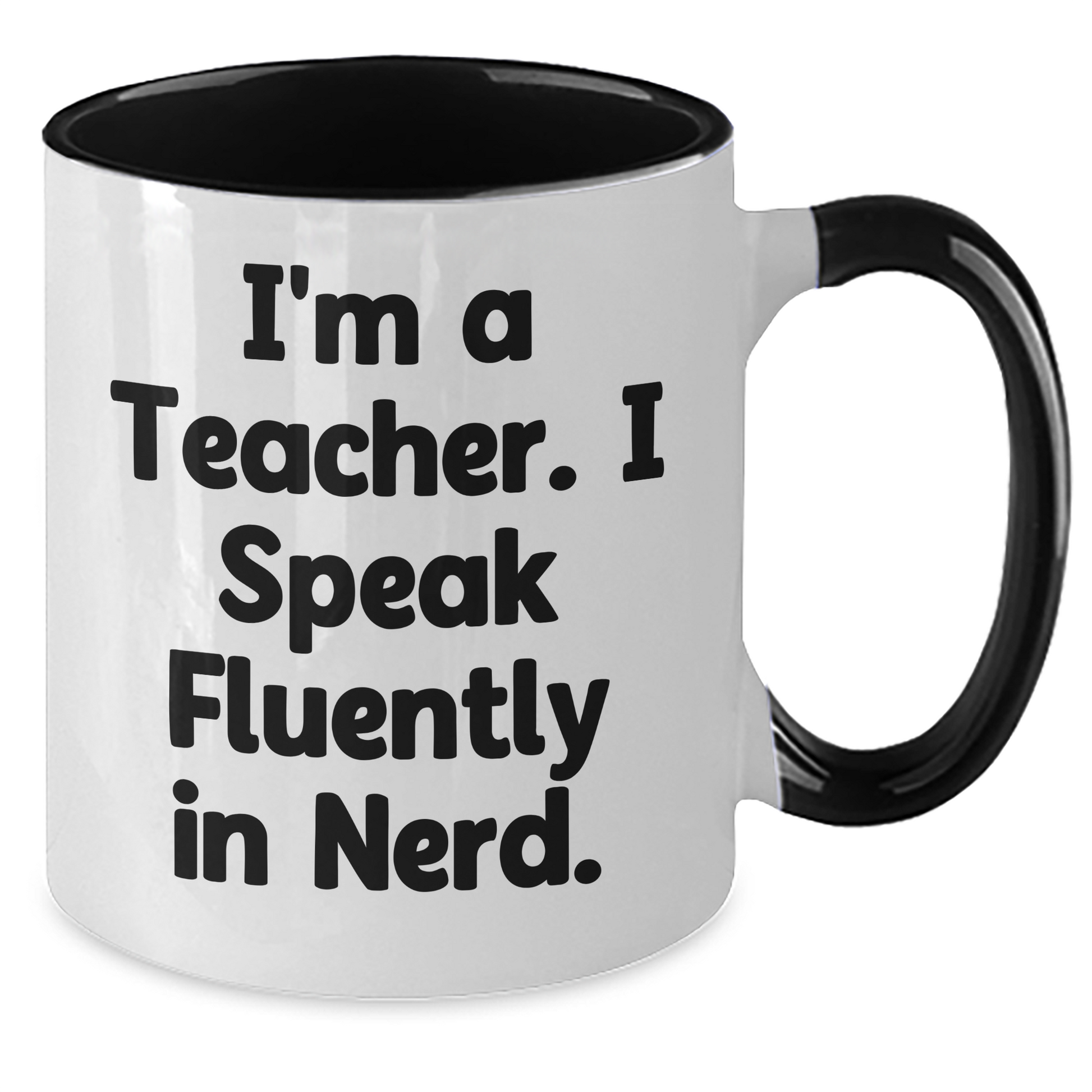 Teacher Humor Gifts from Men to Teacher, Funny Two Tone Coffee Mug for Her, Graduation Unique Gifts - Additional