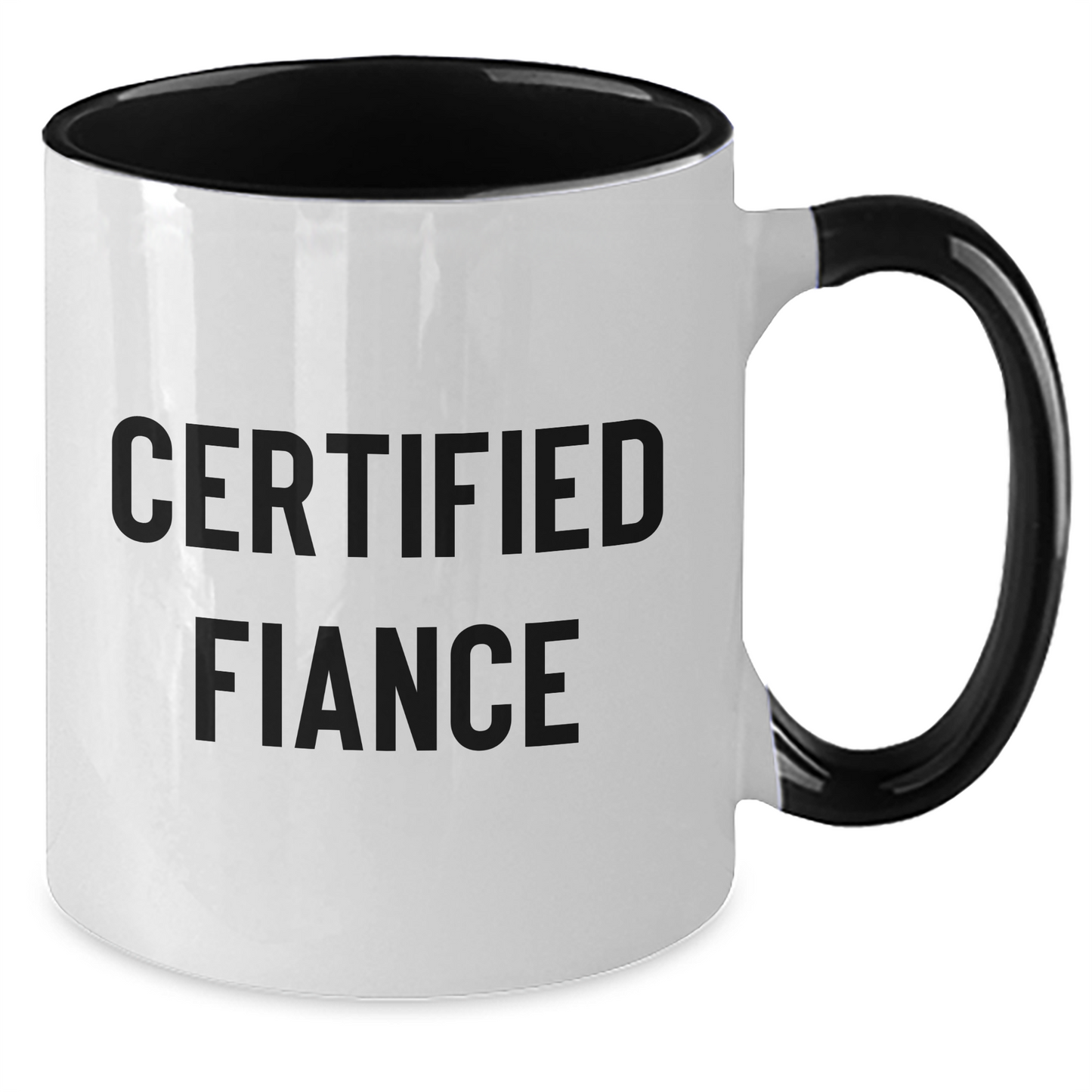 Funny Fiance Gifts from Men to Men, Two Tone Coffee Mug with Inspirational Quote for Father's Day - Additional