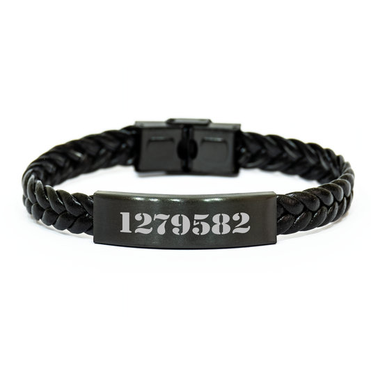 Funny English Springer Spaniel Dog Gifts, Interlaced Leather Bracelet for Men or Women, 'I Love My English Springer Spaniel. People, Not So Much.' Quote Graduation Unique Gifts from Friends or Family - Image 1