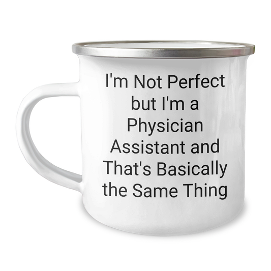 Funny Physician Assistant Gifts, Camping Mug for Dad, Gifts from Family to Physician Assistant, Perfect Father's Day Unique Gifts for Men - Image 1