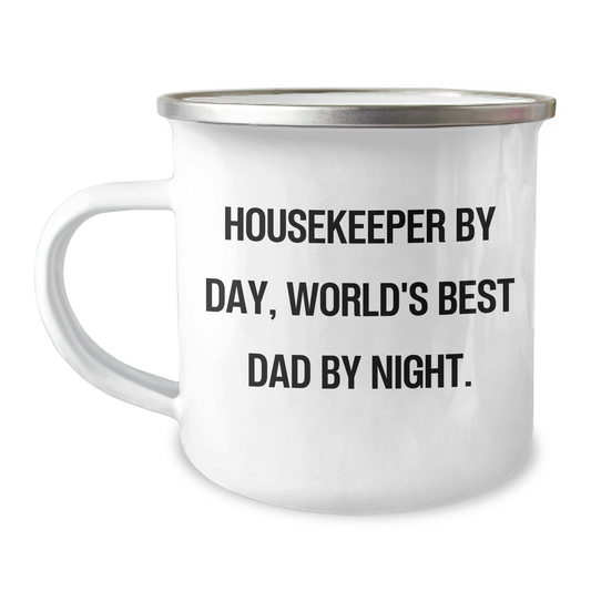 Housekeeper By Day Funny Gifts for Men from Family - Camping Mug, Father's Day Unique Gifts - Image 1