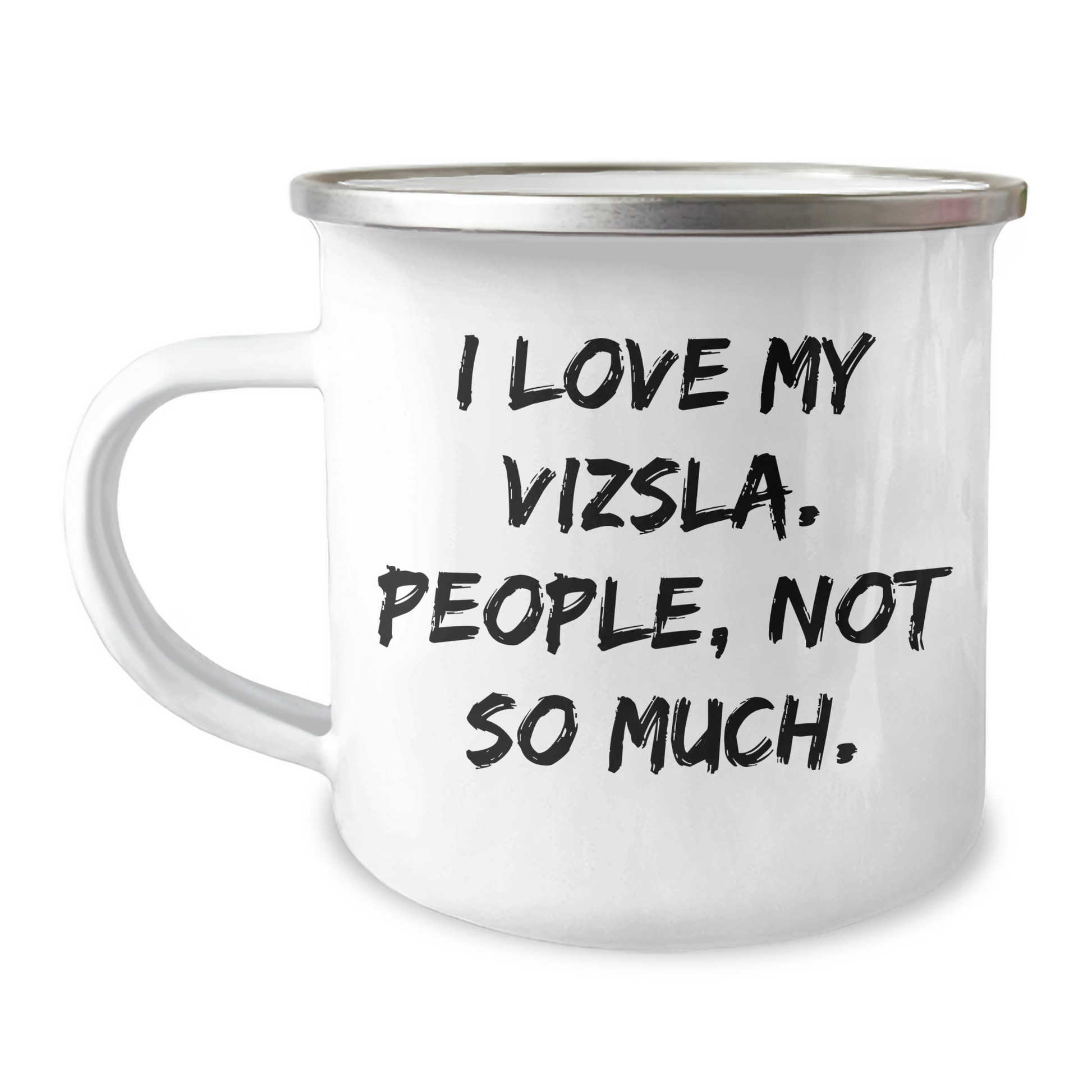 Funny Vizsla Dog Lover Gifts from Friends to Vizsla Dog Owners, Camping Mug for Graduation Unique Gifts - Image 1