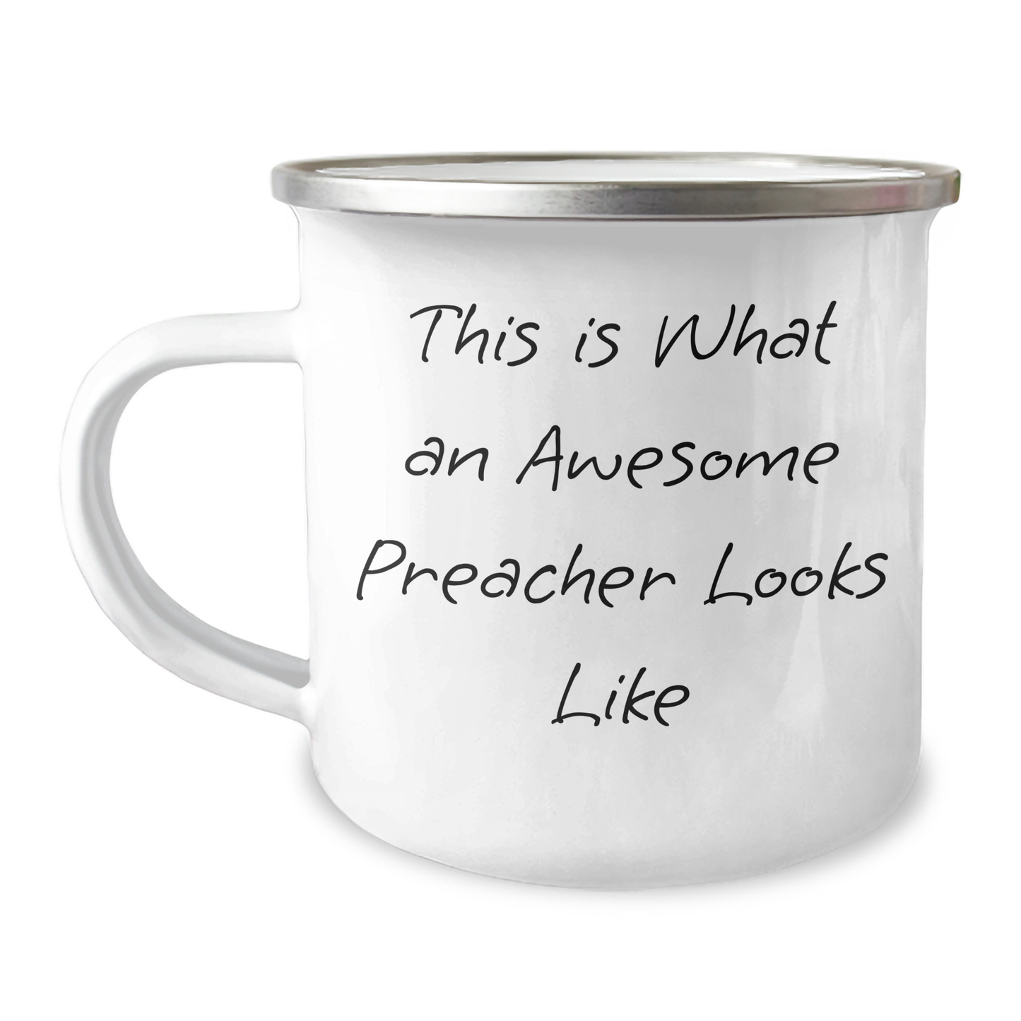 Funny Preacher Gifts from Men, Funny Preacher Mugs for Camping, This Is What An Awesome Preacher Looks Like, Unique Father's Day Unique Gifts - Image 1