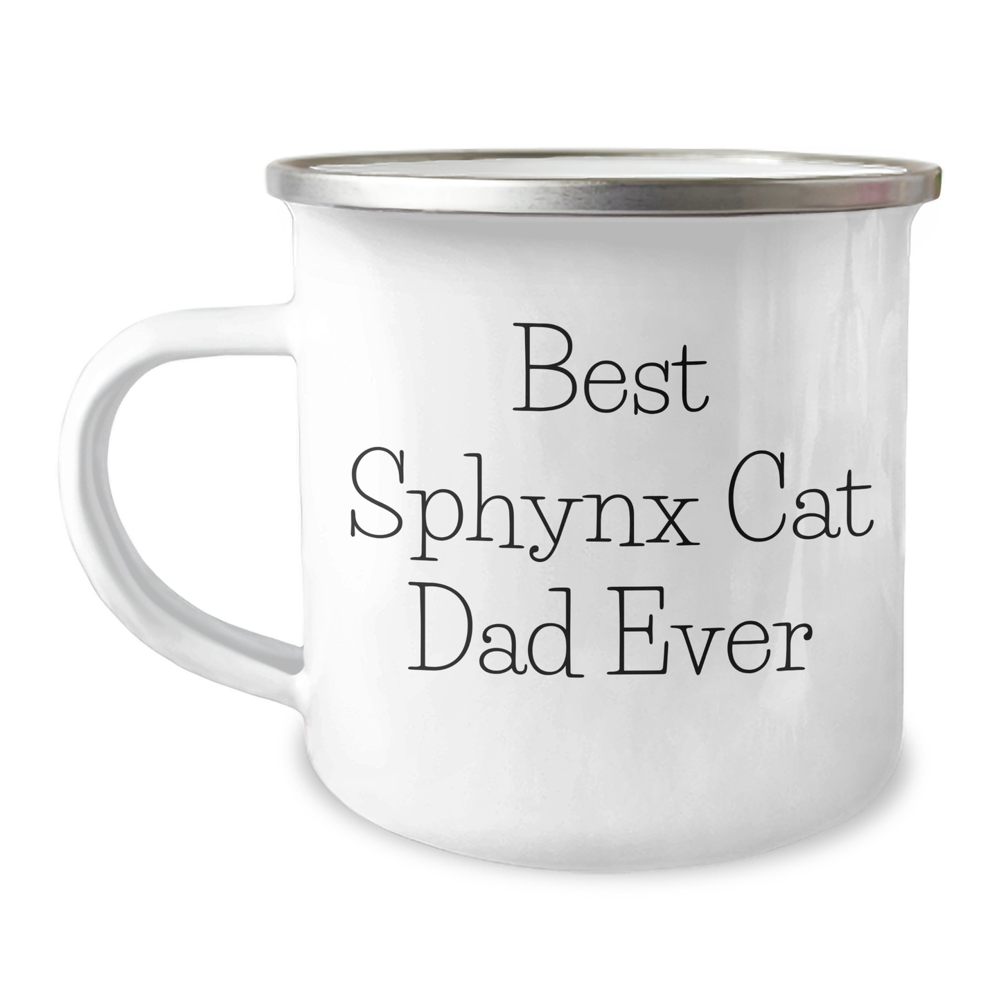 Sphynx Cat Gifts: Funny Best Dad Ever Camping Mug, Gifts from Men to Sphynx Cat Lovers, Perfect for Father's Day - Image 1