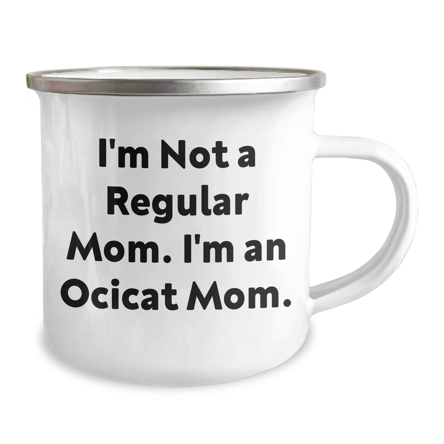Ocicat Mom Funny Gifts for Him from Friends and Family, Camping Mug for Graduation Unique Gifts - Image 2