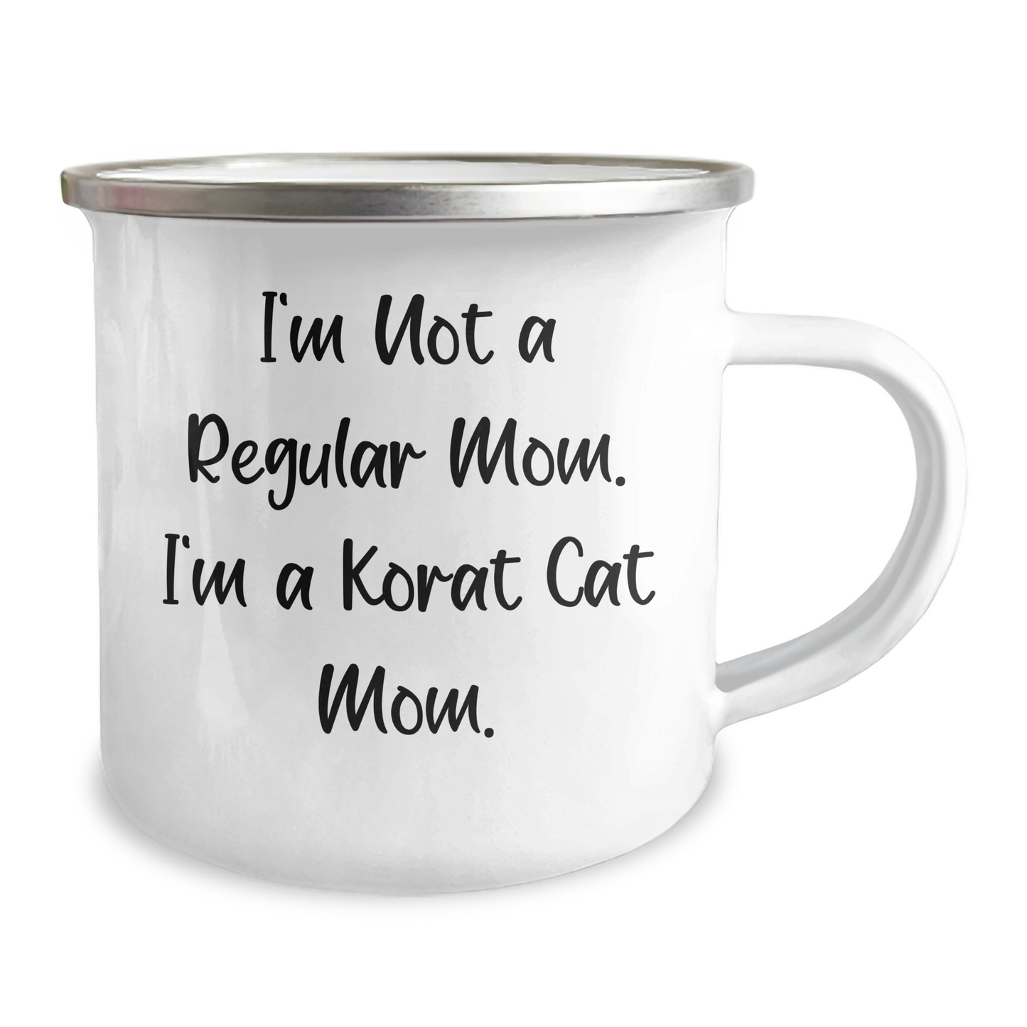 Korat Cat Gifts, Funny Quote Mom, Camping Mug for Korat Cat Lovers, Gifts from Mom, Gifts for Korat Cat Enthusiasts, Unique Graduation Gifts - Image 2