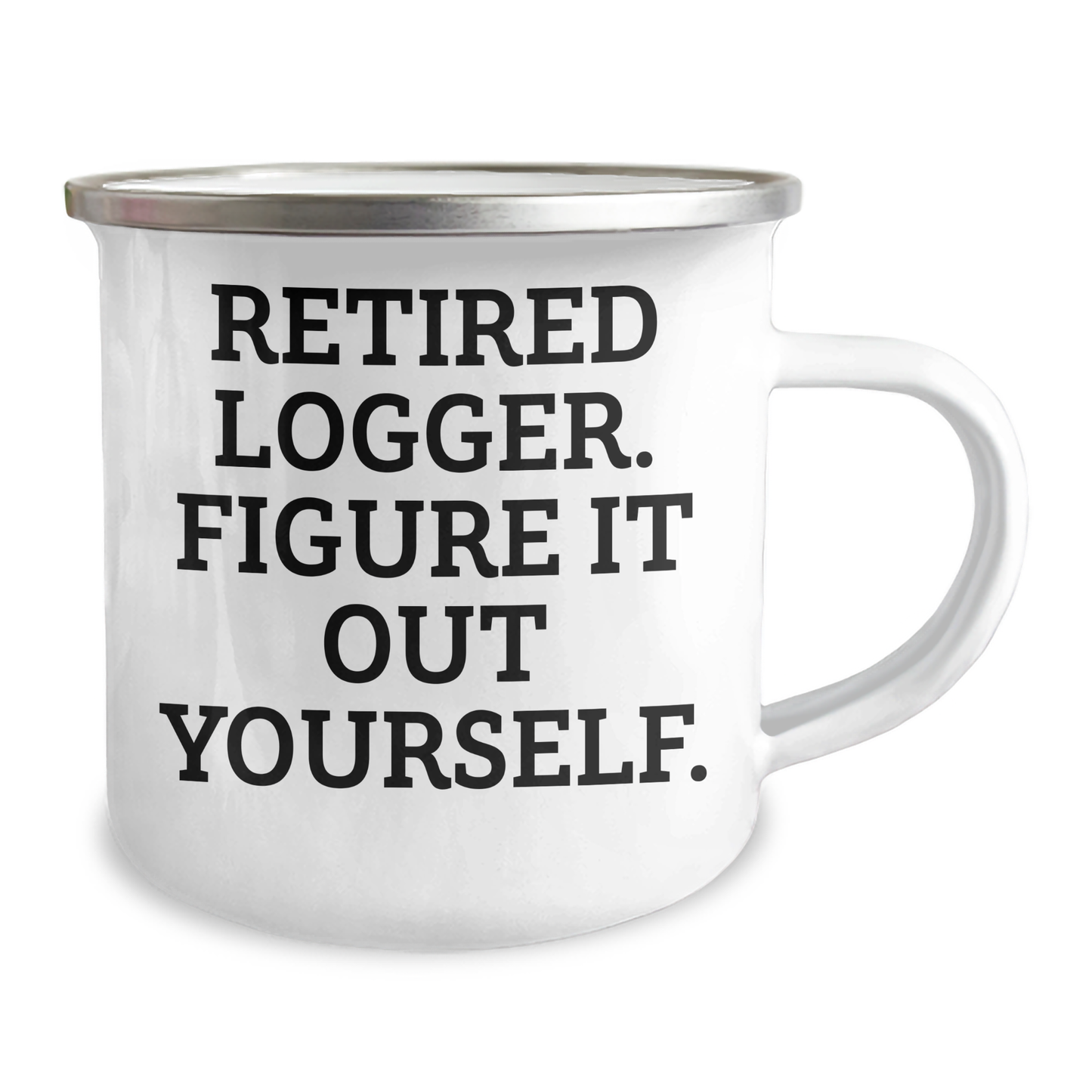 Funny Logger Gifts from Friends, Gifts for Retired Logger, Camping Mug for Graduation - Image 2