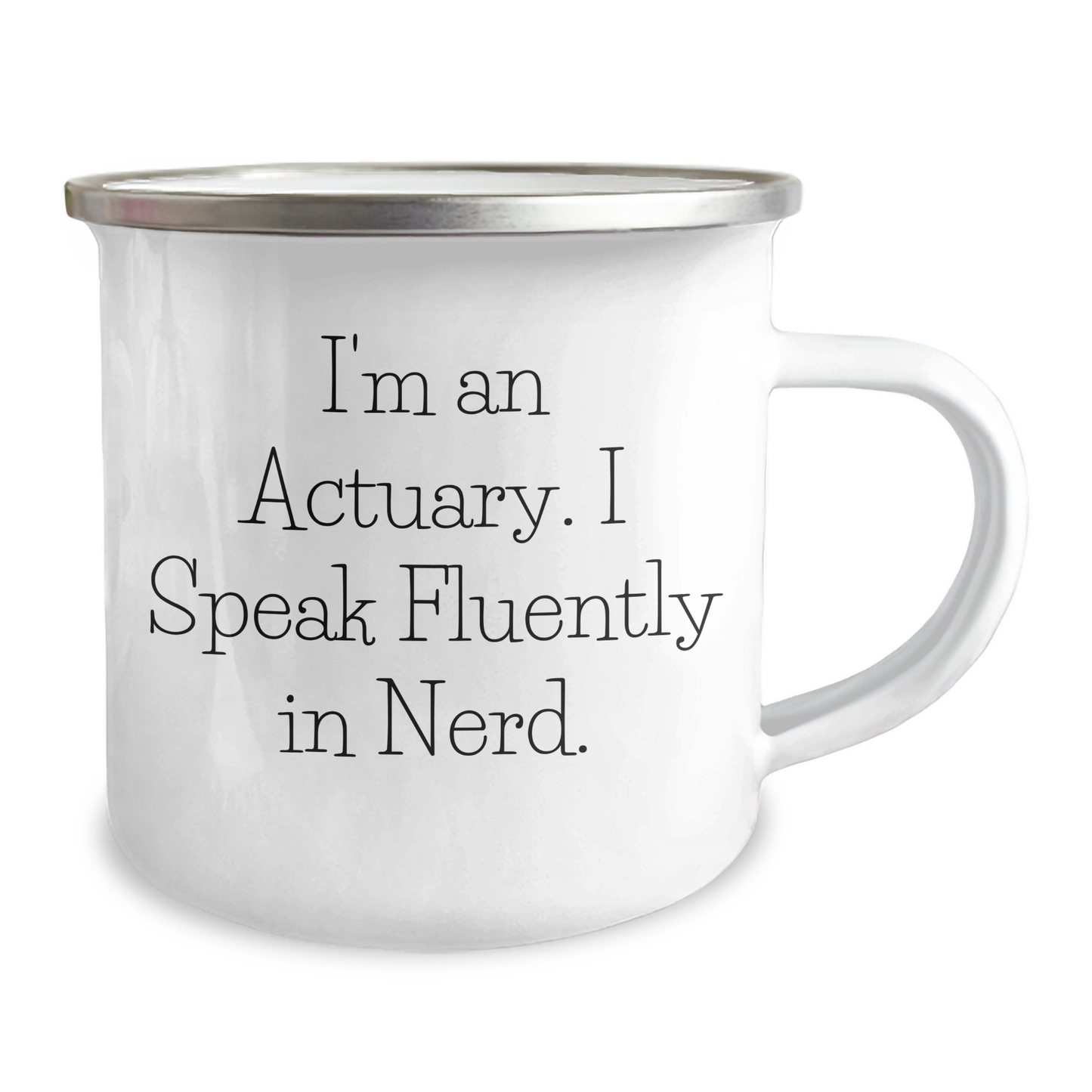 Funny Actuary Gifts for Men from Family, Unique Camping Mug for Actuary Graduation - Image 2