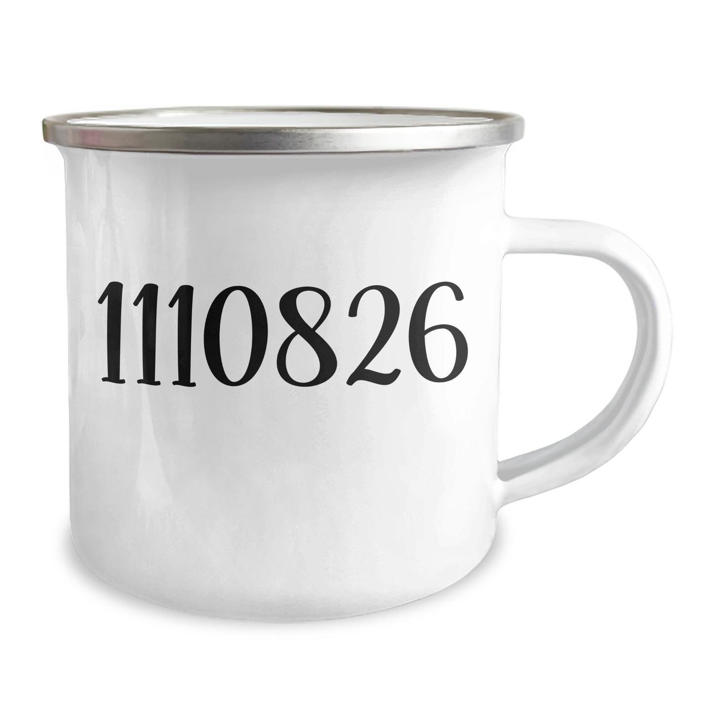 Inspirational Drug Counselor Gifts from Friends to Graduating Drug Counselors - 'This Is What An Awesome Drug Counselor Looks Like' Enamel Camping Mug, 12 oz - Image 2