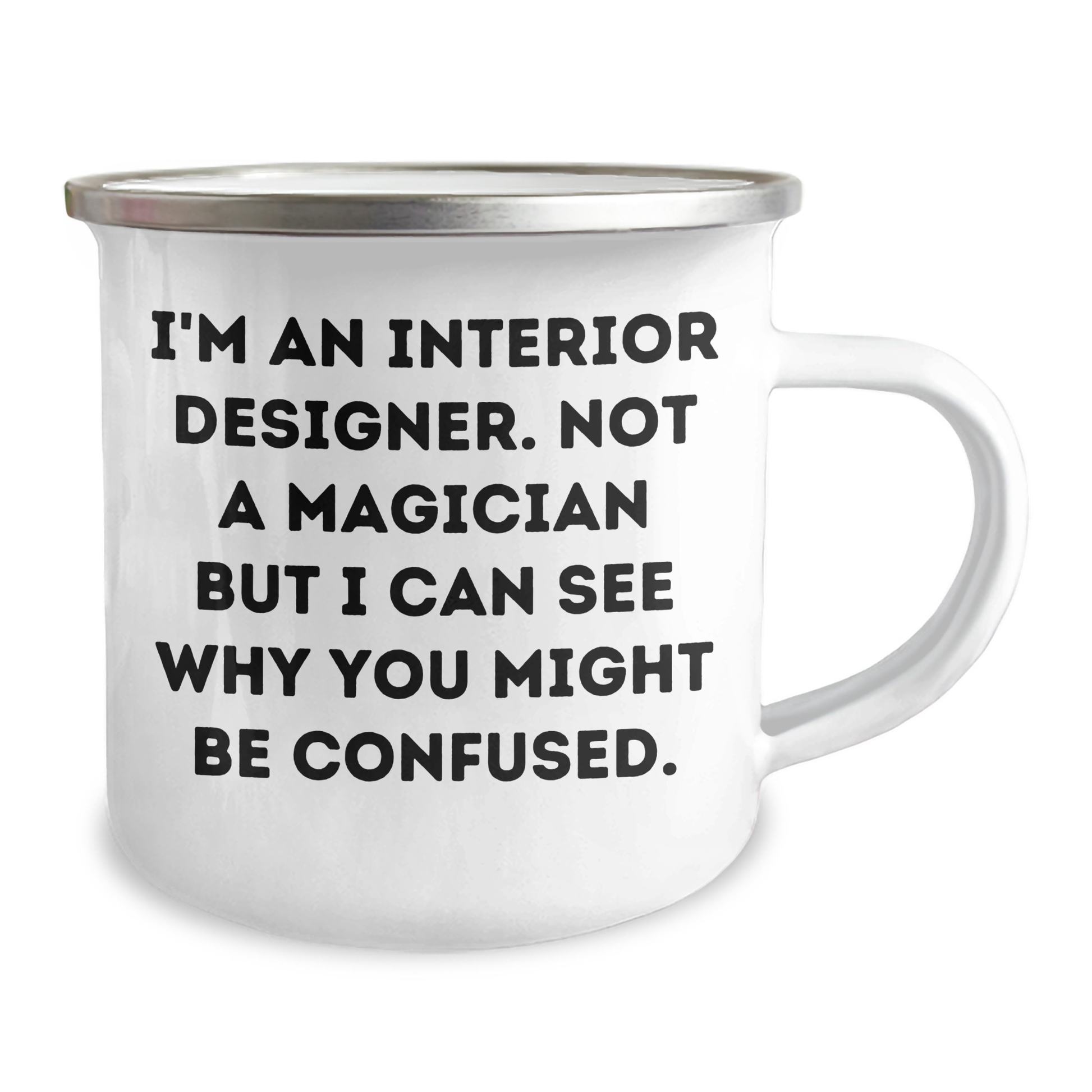 Funny Interior Designer Gifts from Friends for Men - I'm An Interior Designer, Camping Mug for Father's Day - Image 2