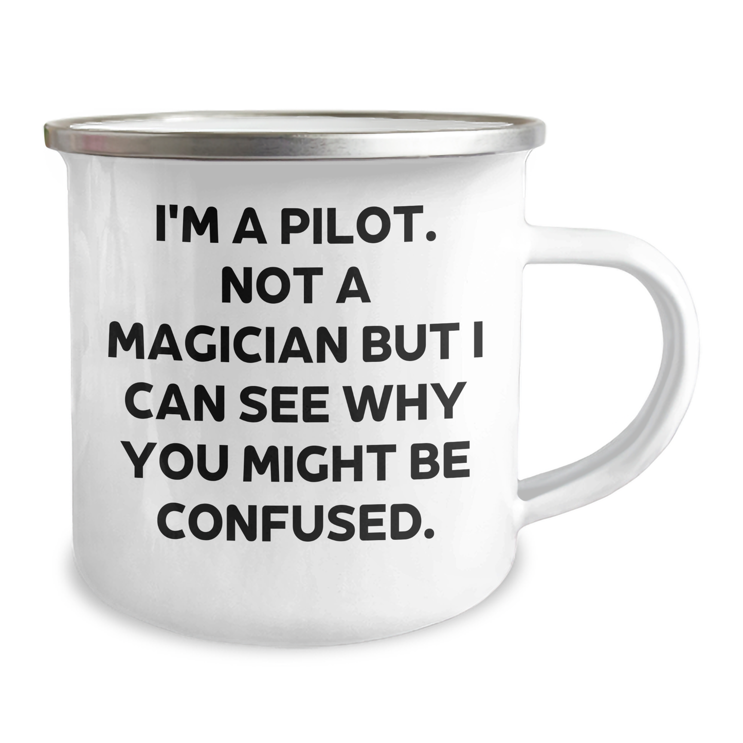 Pilot Gifts, Funny Quote Gifts from Friends, Camping Mug for Pilot Grads - Image 2