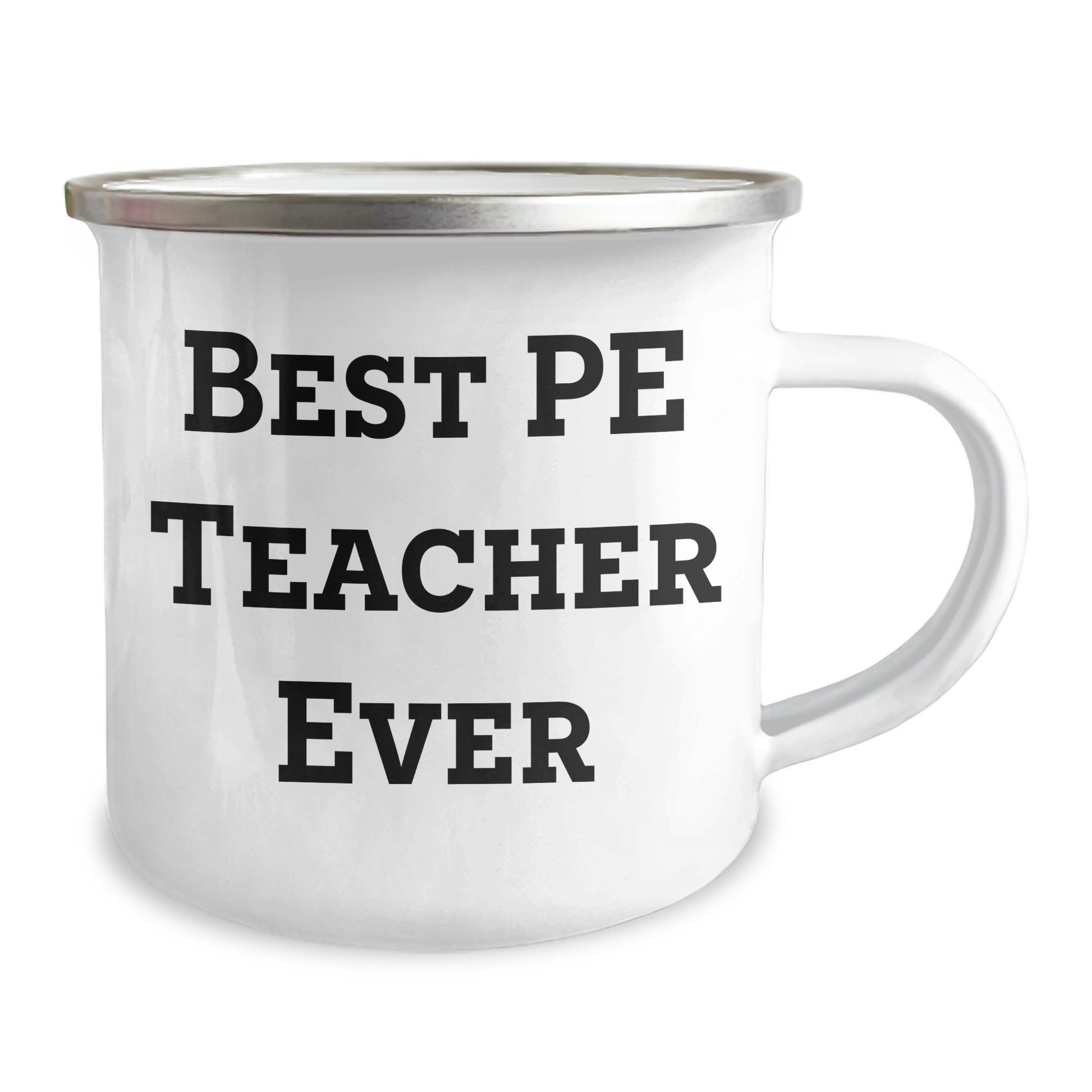 Funny PE Teacher Gifts for Men - 'Best Pe Teacher Ever' Camping Mug, Father's Day Unique Gifts from Family, Friends - Image 2