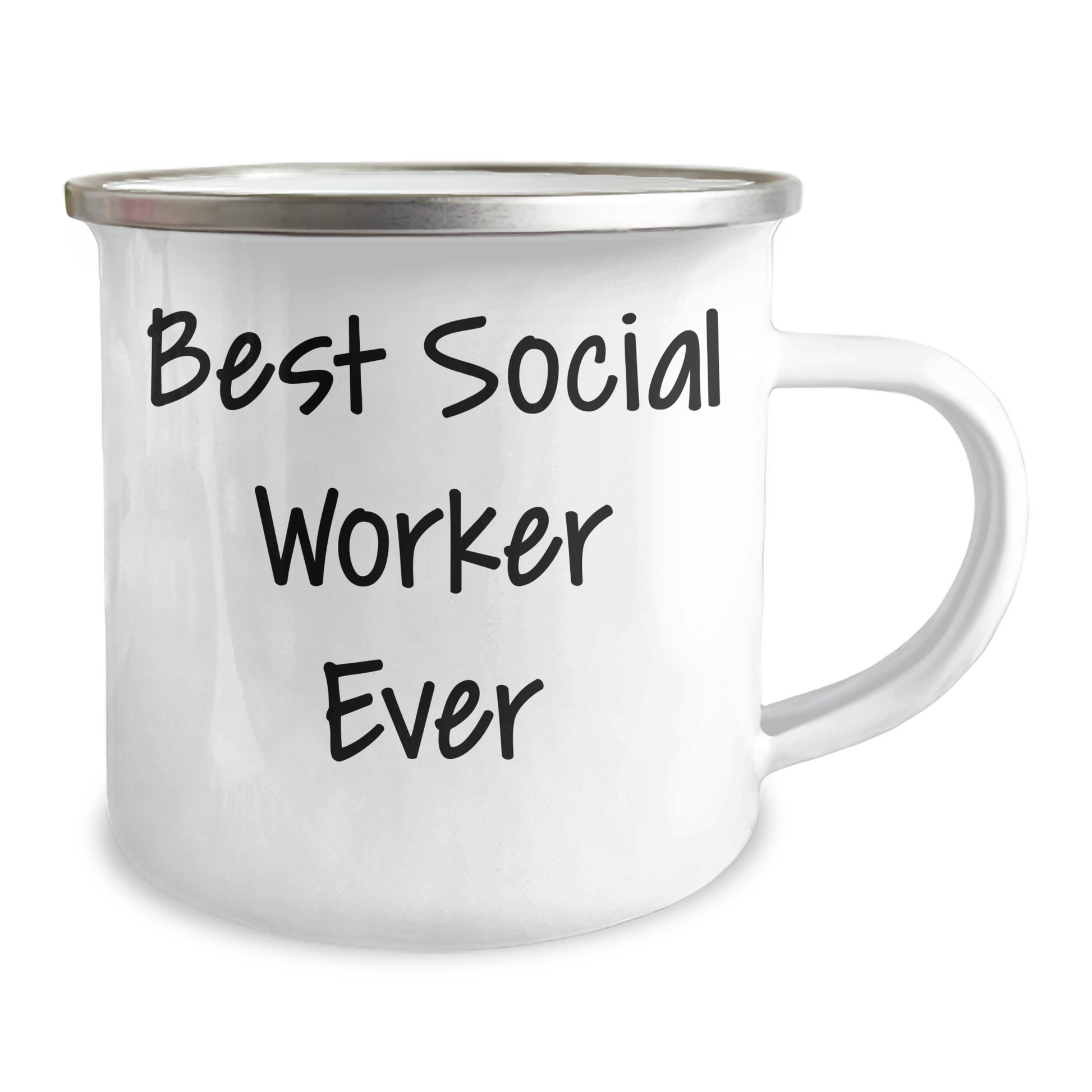 Funny Social Worker Gifts from Men - Best Social Worker Ever Quote Camping Mug for Father's Day - Image 2