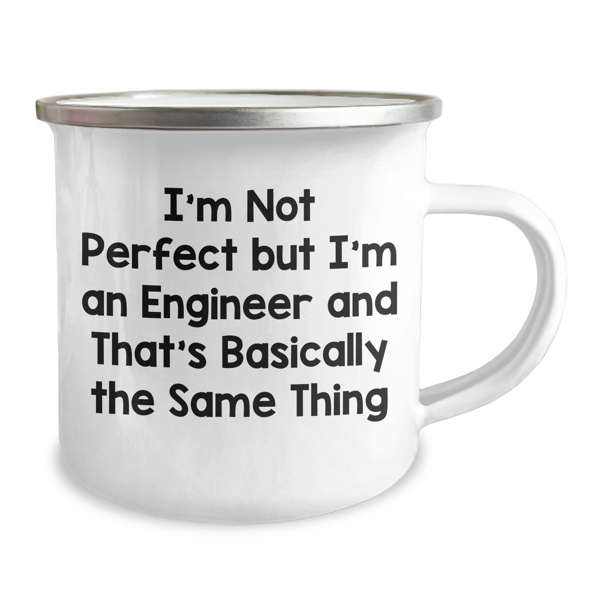 Funny Engineer Gifts, I'm Not Perfect Camping Mug for Father's Day, Gifts from Men to Friends - Image 2