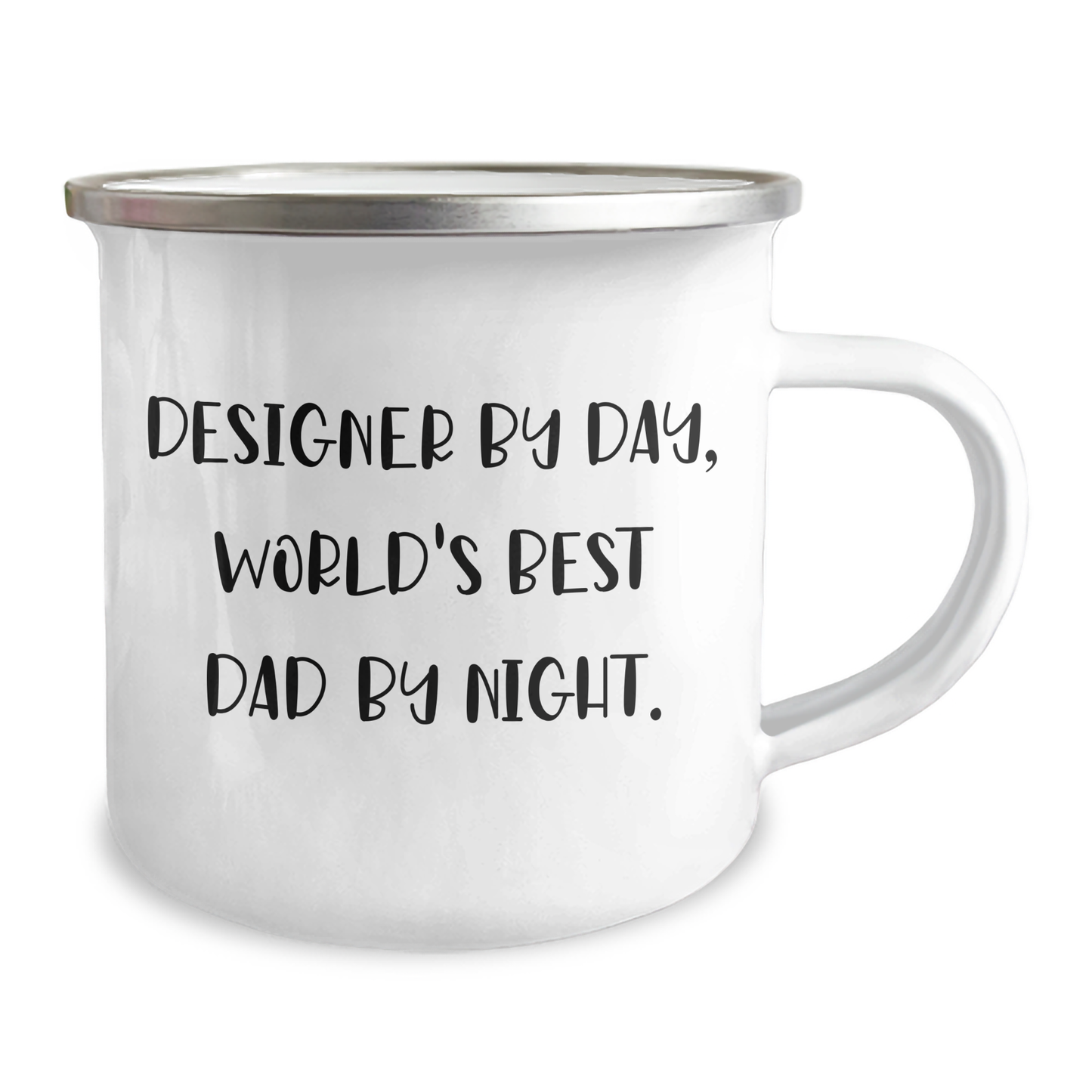 Designer Gifts from Men - Funny Camping Mug for World's Best Dad By Night - Unique Father's Day Unique Gifts - Image 2