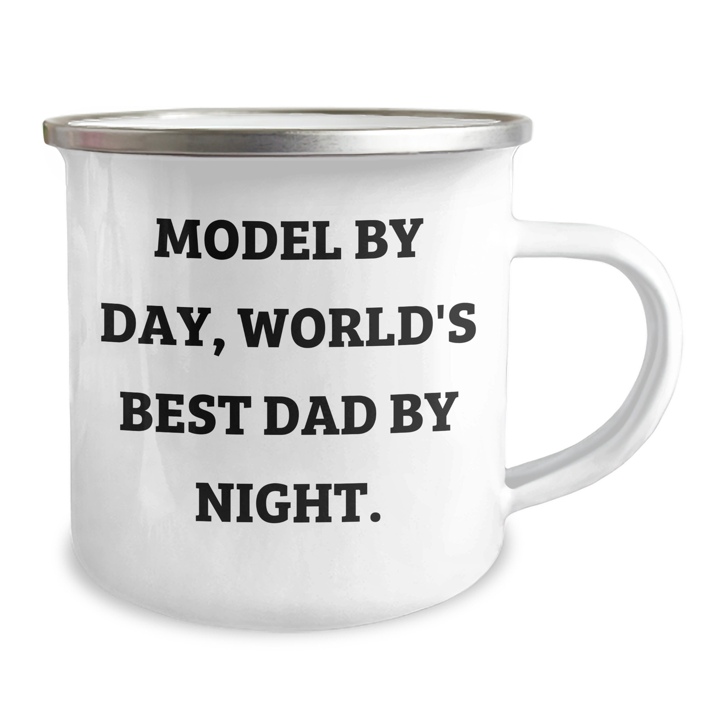 Model Gifts from Dad, Funny Camping Mug for Model By Day, World's Best Dad By Night Gifts on Father's Day - Image 2
