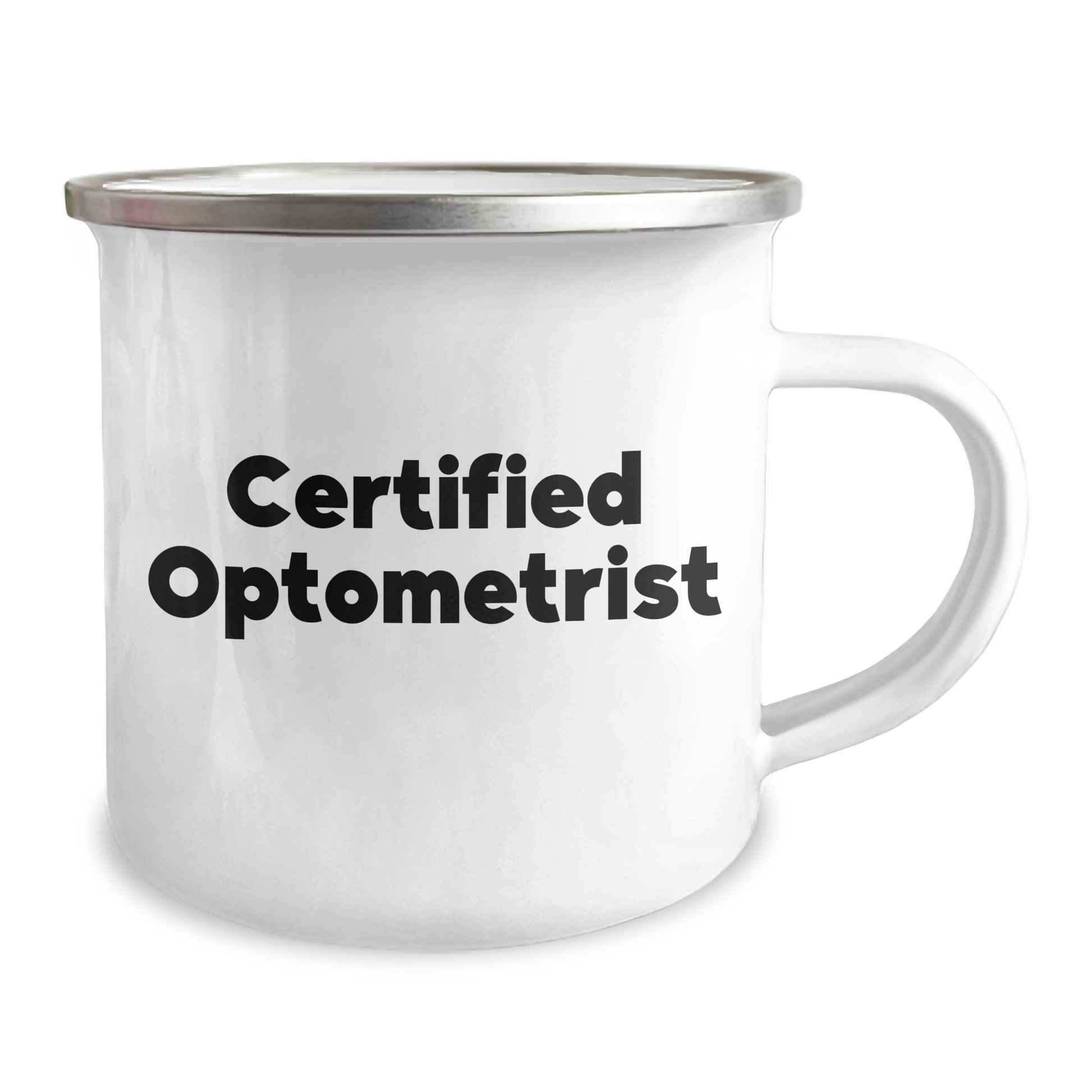 Funny Optometrist Gifts from Friends for Graduation - Camping Mug Quote: 'I'm not a morning person, but...' - Image 2