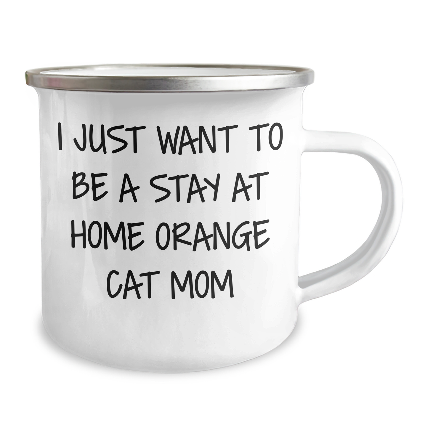 Funny Orange Cat Mom Gifts for Orange Cat Lovers, Orange Cat Camping Mug for Graduation Unique Gifts from Family, Friends, or Coworkers - Image 2