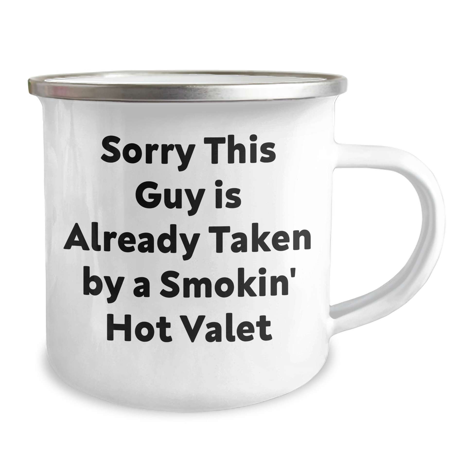 Valet Gifts from Friends for Smokin' Hot Valet - Funny Camping Mug, Sorry This Guy Is Already Taken, Father's Day Unique Gifts - Image 2