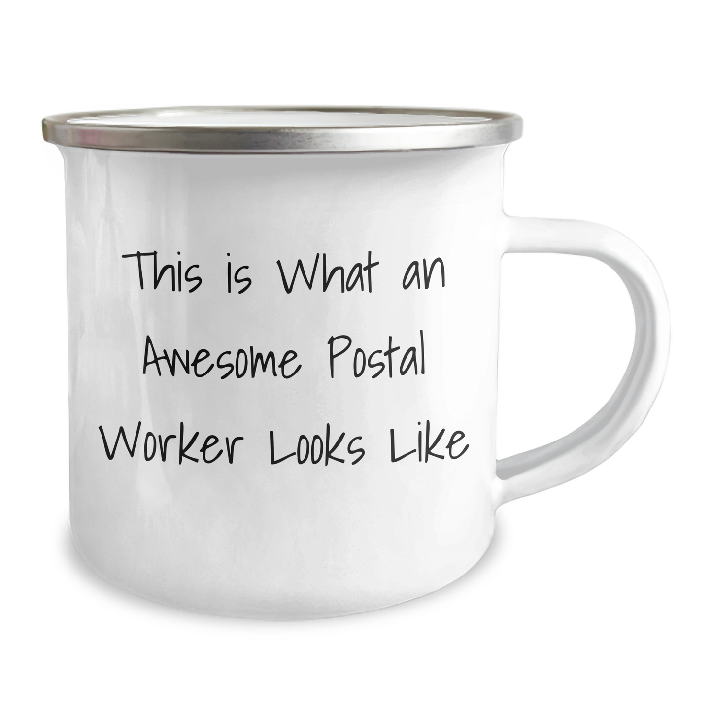 Funny Postal Worker Gifts for Men - This Is What An Awesome Postal Worker Looks Like Camping Mug, Father's Day Unique Gifts from Friends - Image 2