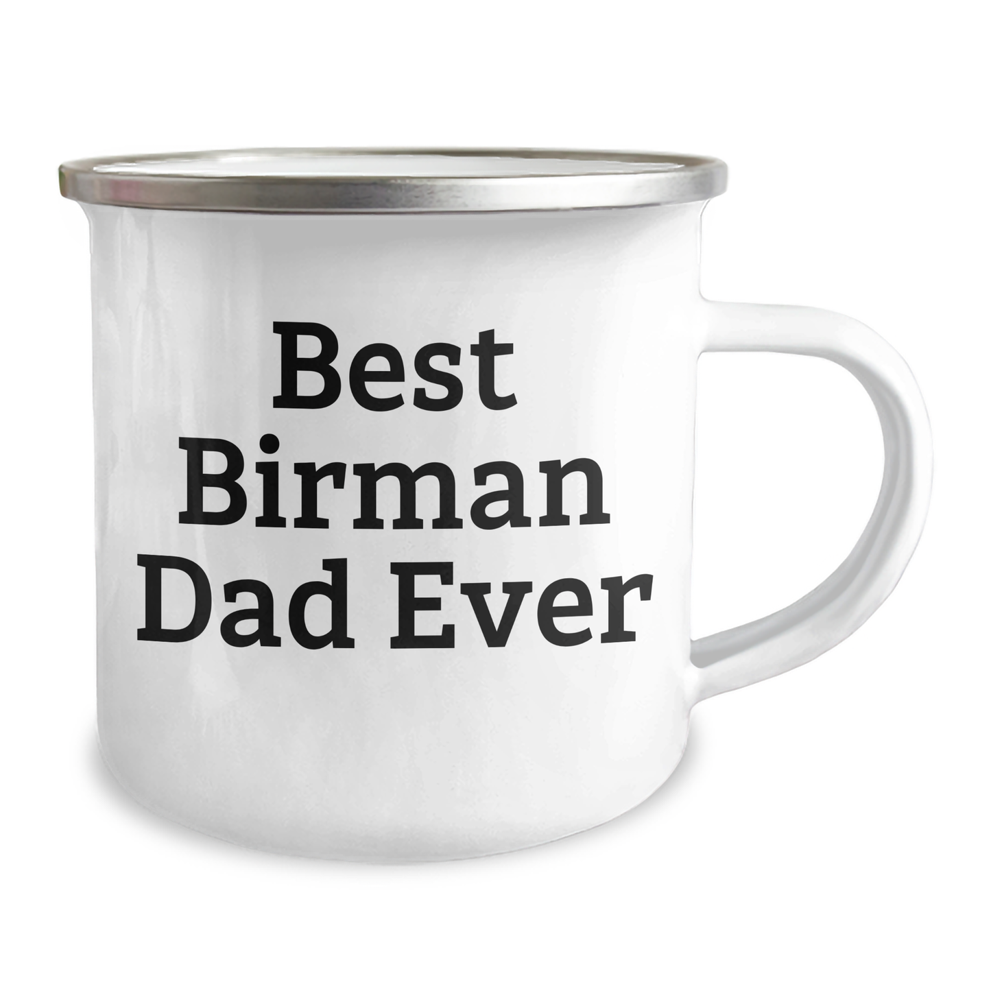 Funny Birman Cat Dad Ever Camping Mug Gifts from Family for Father's Day - Image 2